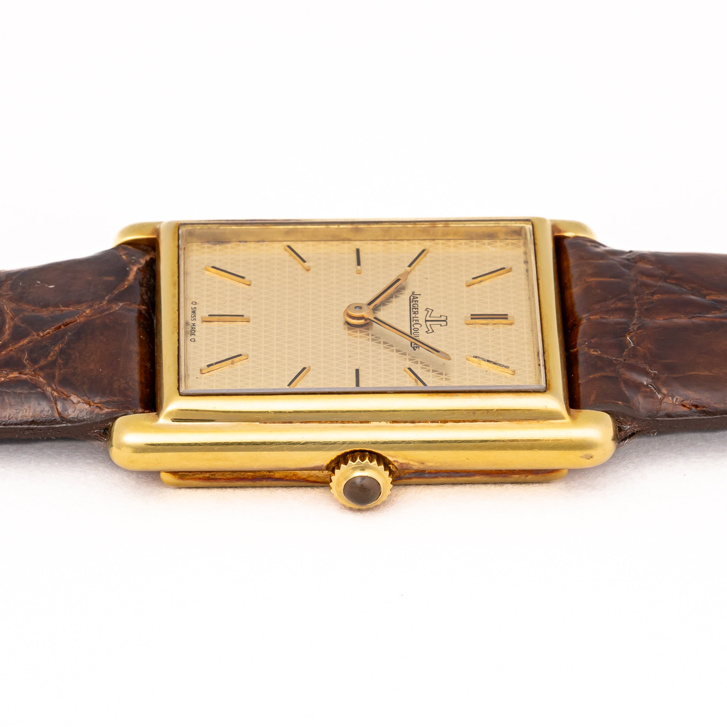 ジャガールクルト タンク 手巻き 18金無垢 1970年代製 Ref.6029 Cal.841 箱付き