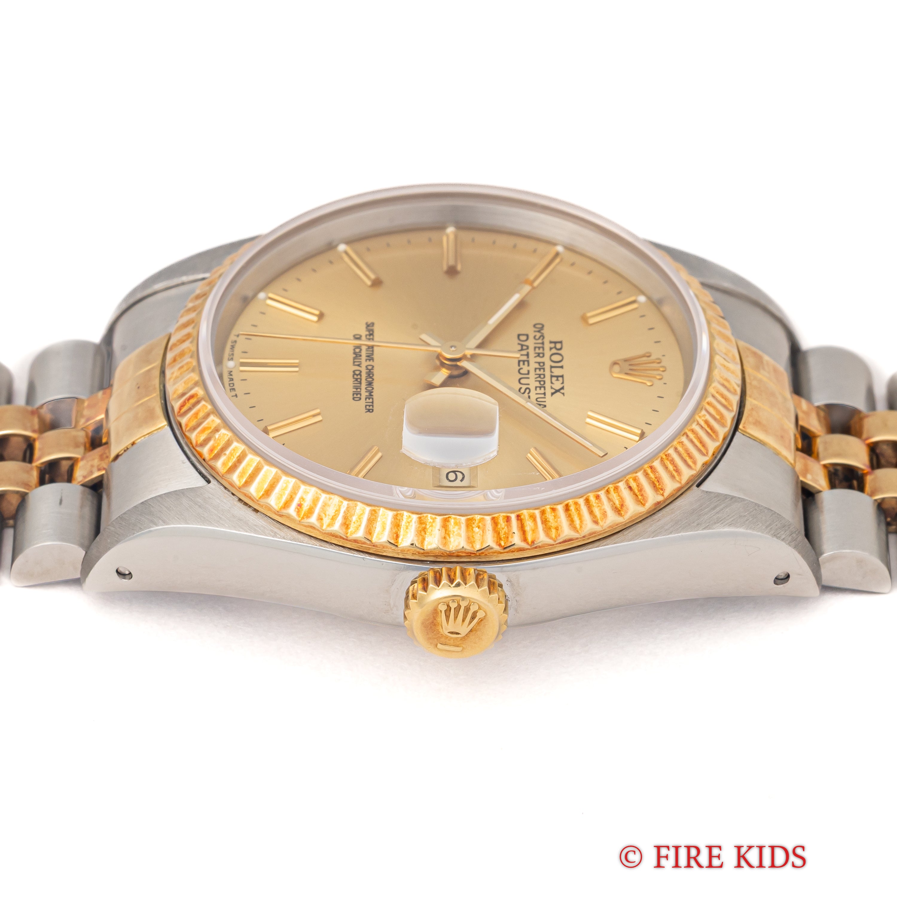 ロレックス デイトジャスト コンビ Ref.16233 シャンパンダイヤル 1990~1991年製