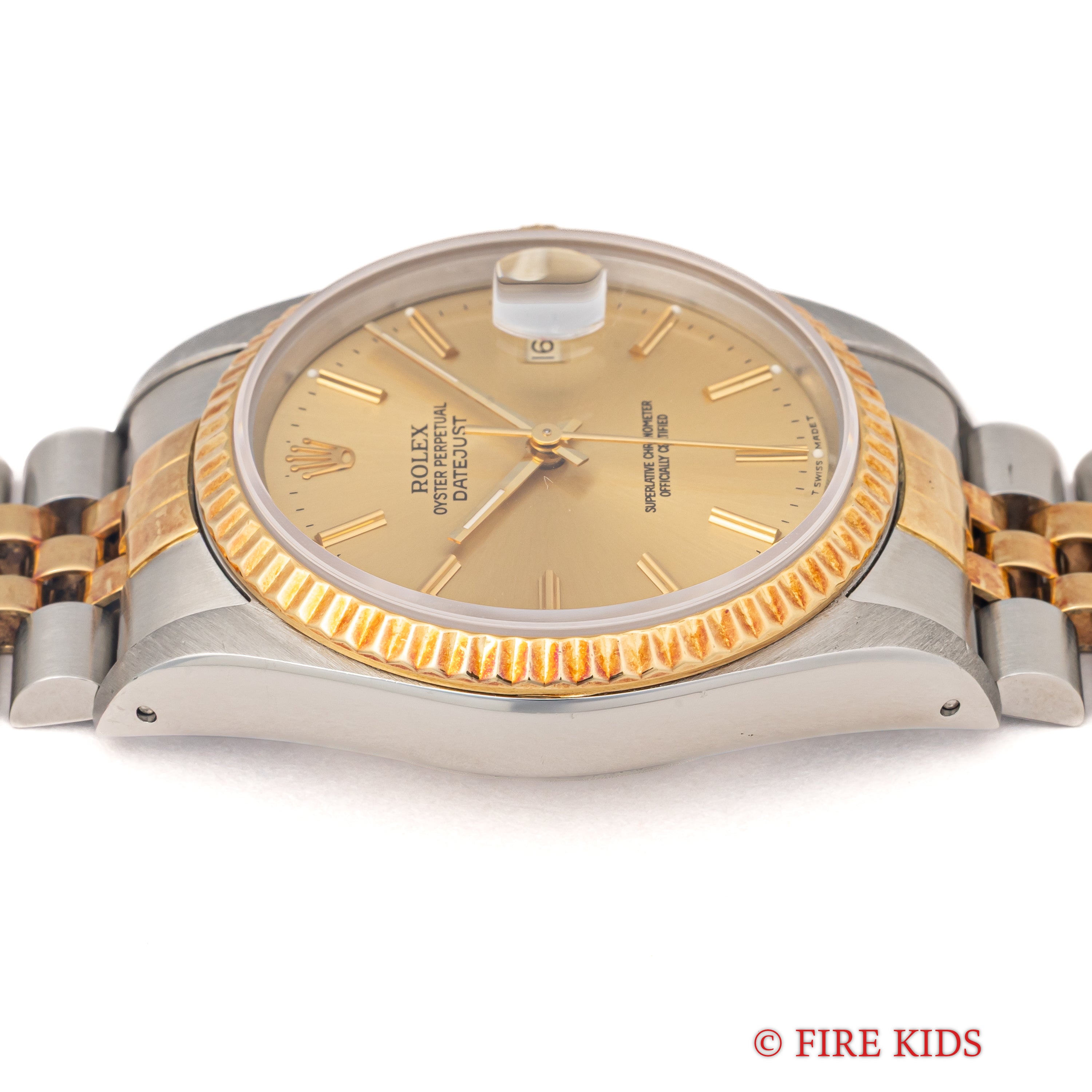 ロレックス デイトジャスト コンビ Ref.16233 シャンパンダイヤル 1990~1991年製