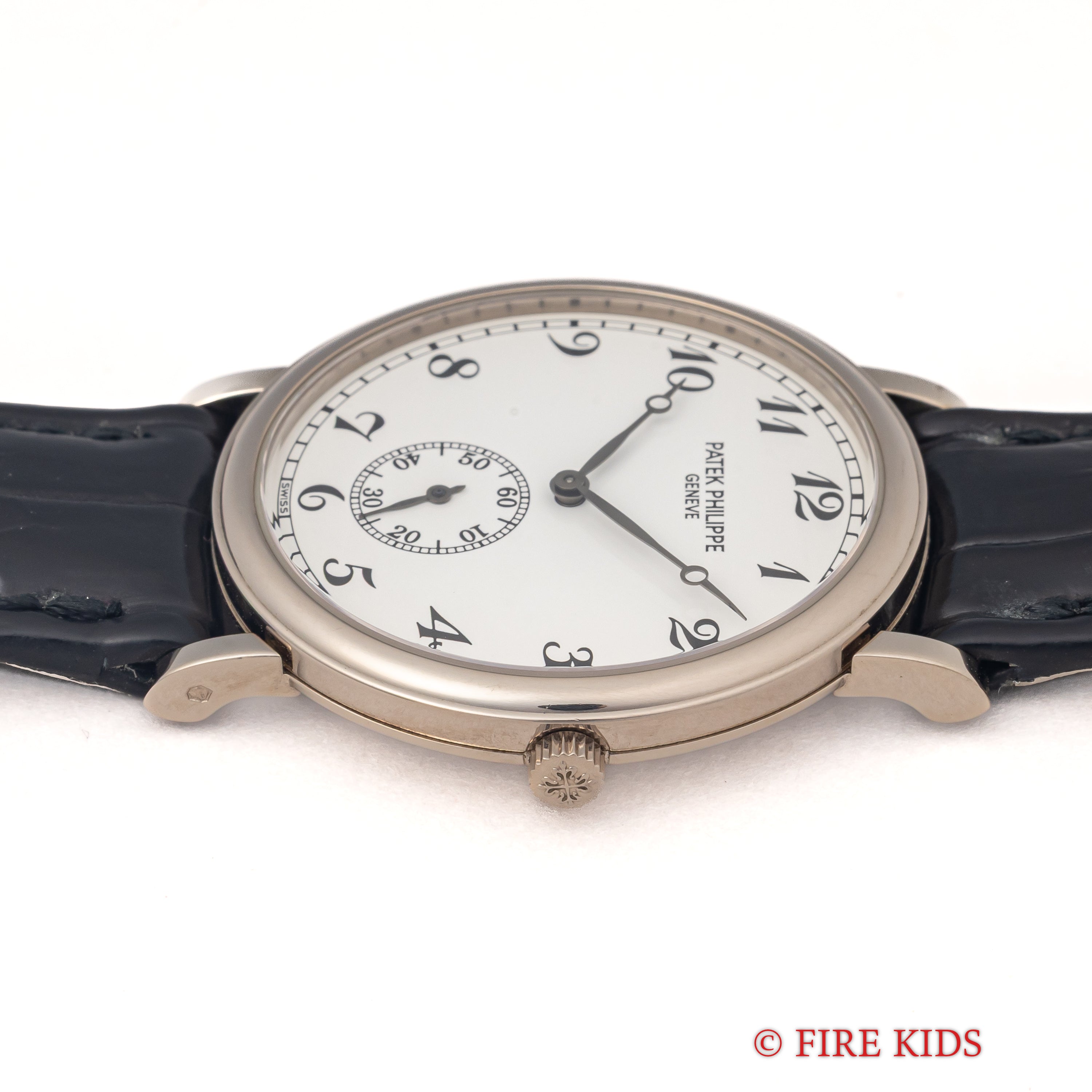 パテック・フィリップ カラトラバ Ref.5022G-012 オフィサー 18金無垢ホワイトゴールド 手巻 Cal.215 1999~2004年製