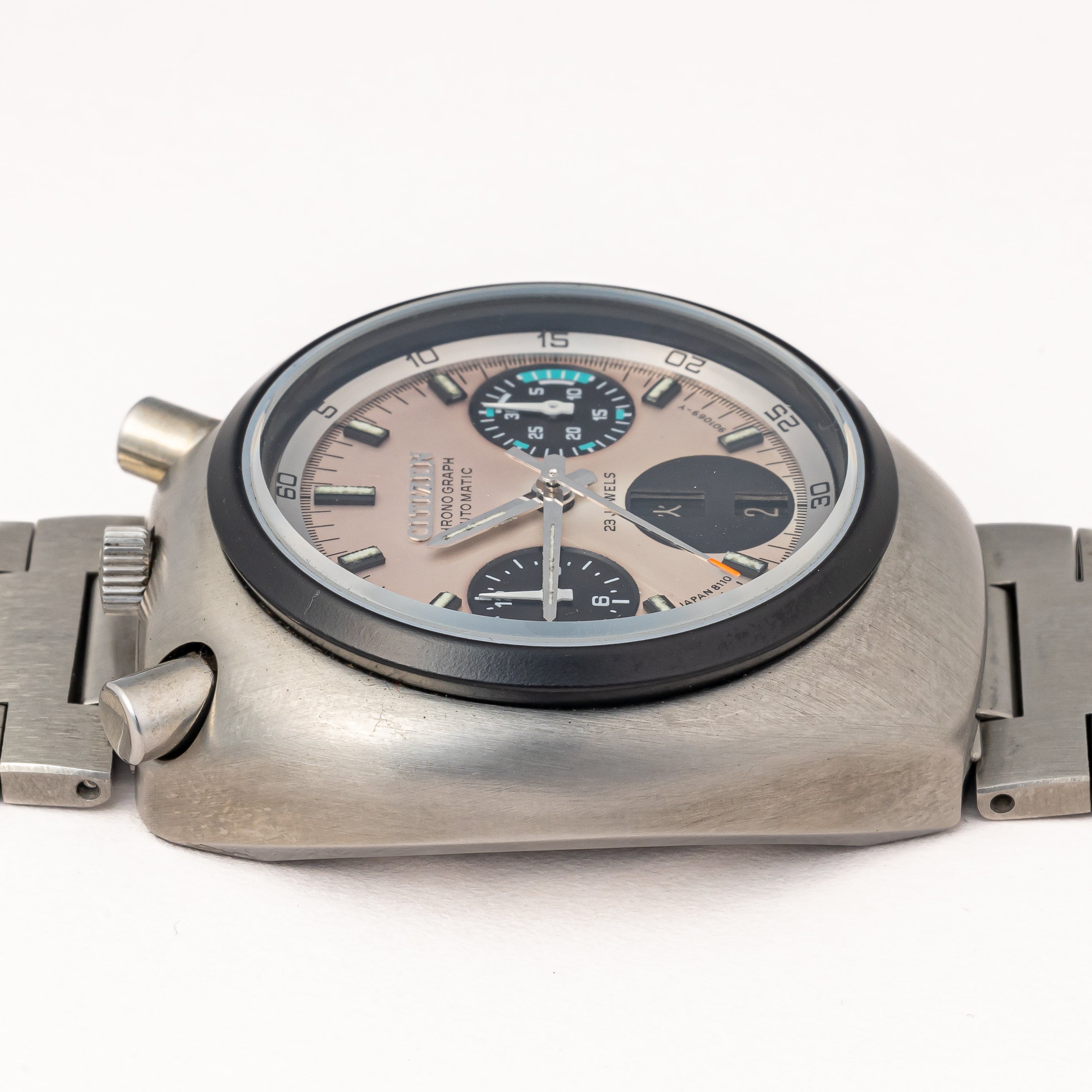 シチズン ツノクロノ チャレンジタイマー 1976年製 Ref.4-901177K 自動巻きクロノグラフ