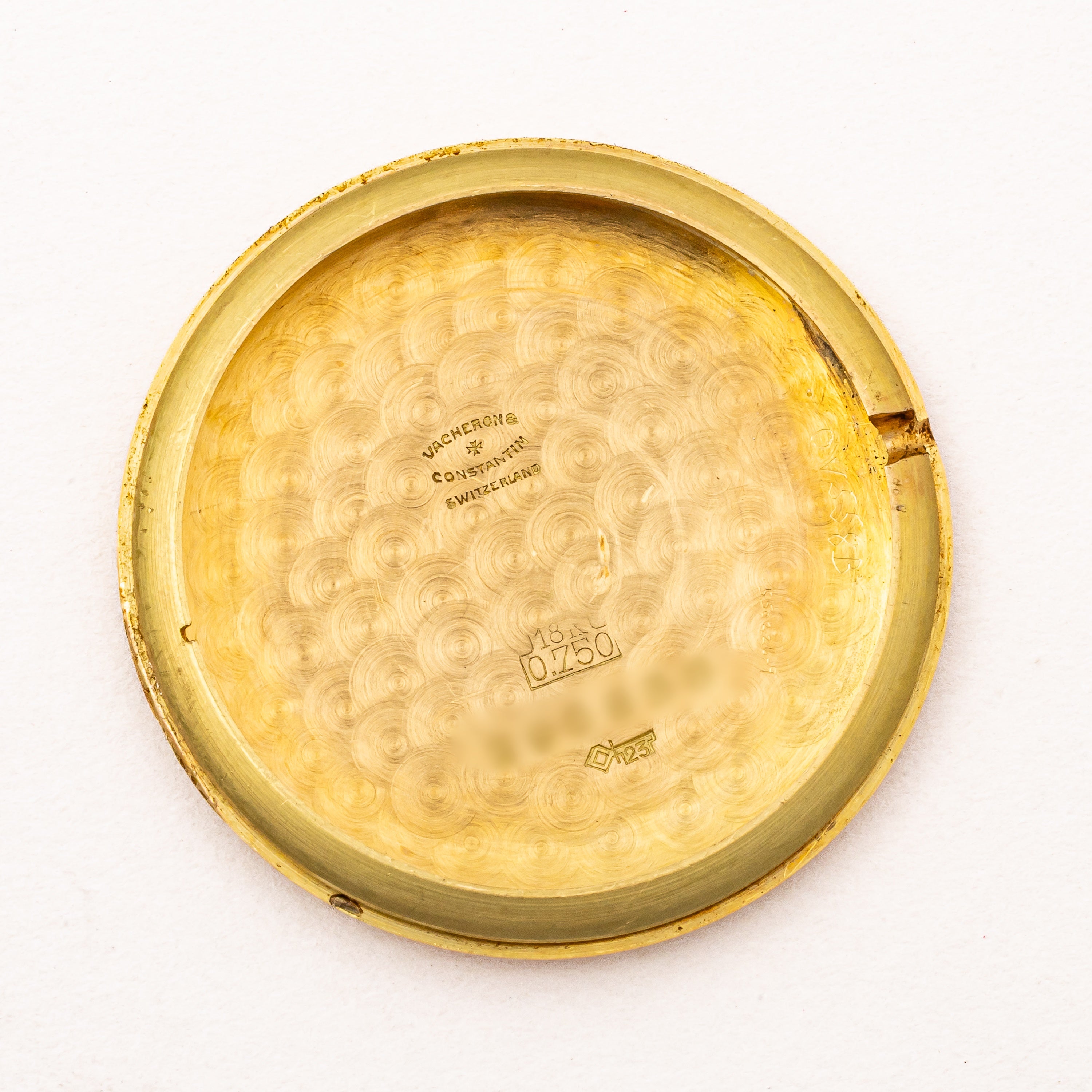 ヴァシュロン・コンスタンタン 18金無垢ティアドロップラグ 1950年代製 スモールセコンド Cal.453/2C