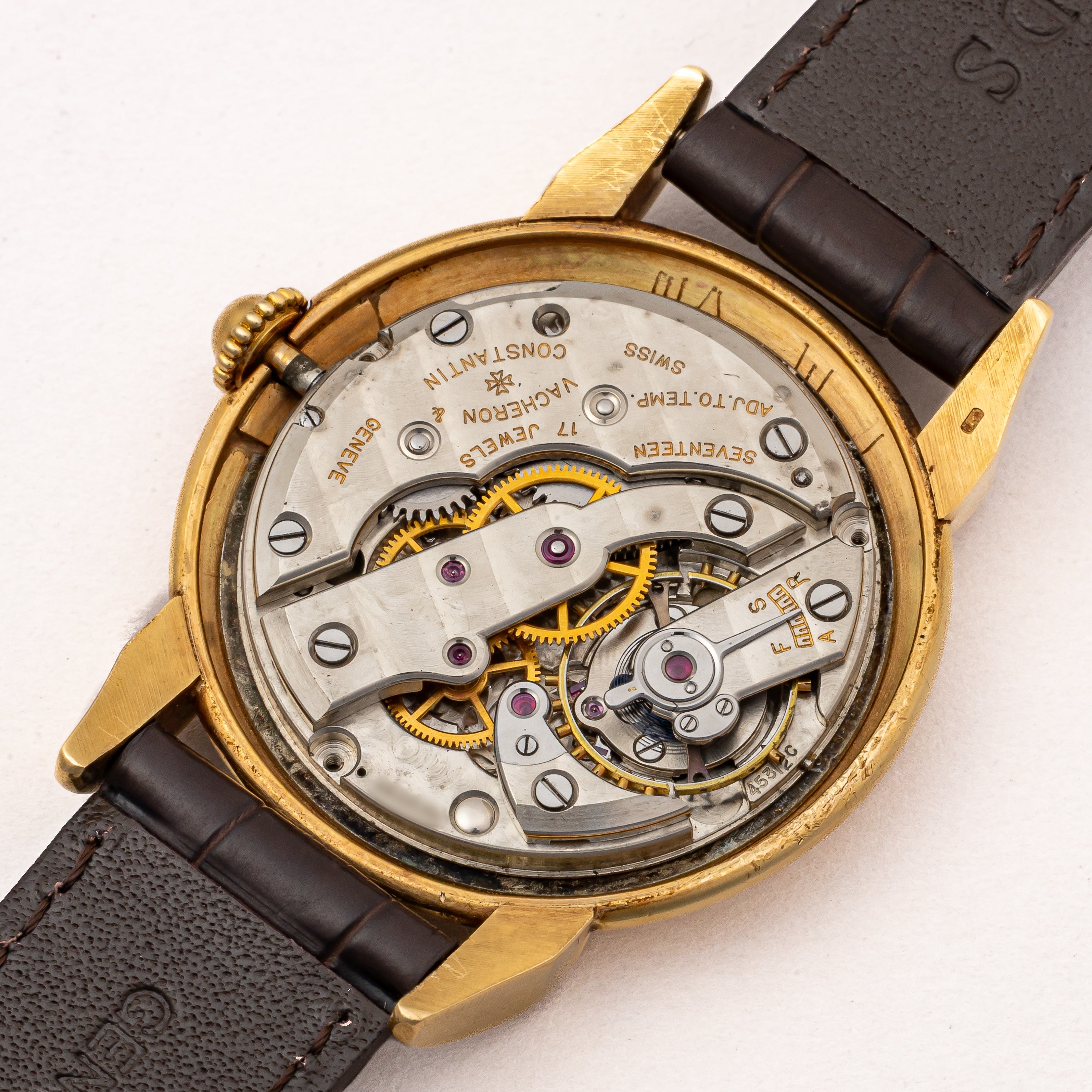 ヴァシュロン・コンスタンタン 18金無垢ティアドロップラグ 1950年代製 スモールセコンド Cal.453/2C