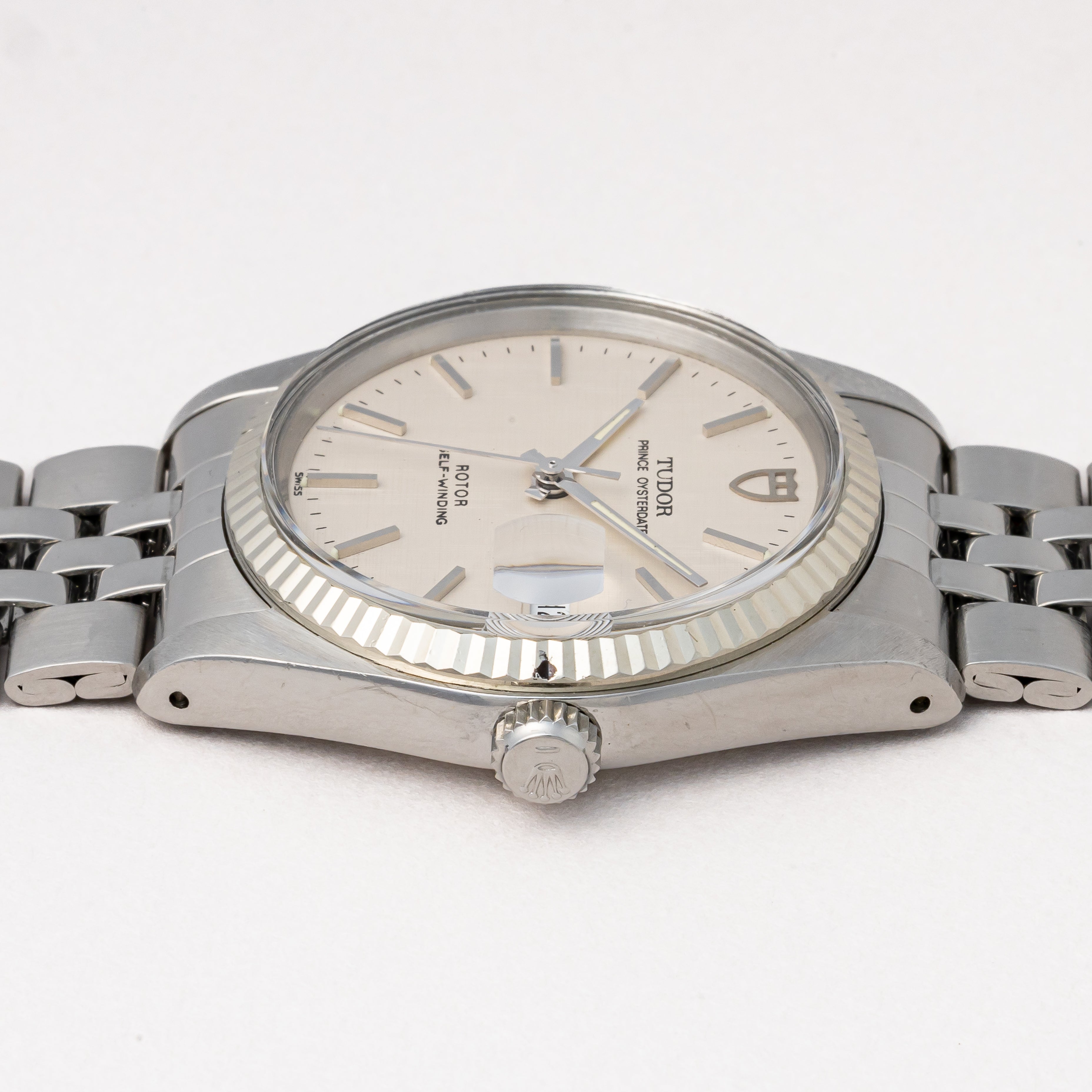 チューダー プリンス オイスターデイト 1989年製 Ref.74034 シルバーダイヤル 純正ステンレスブレス