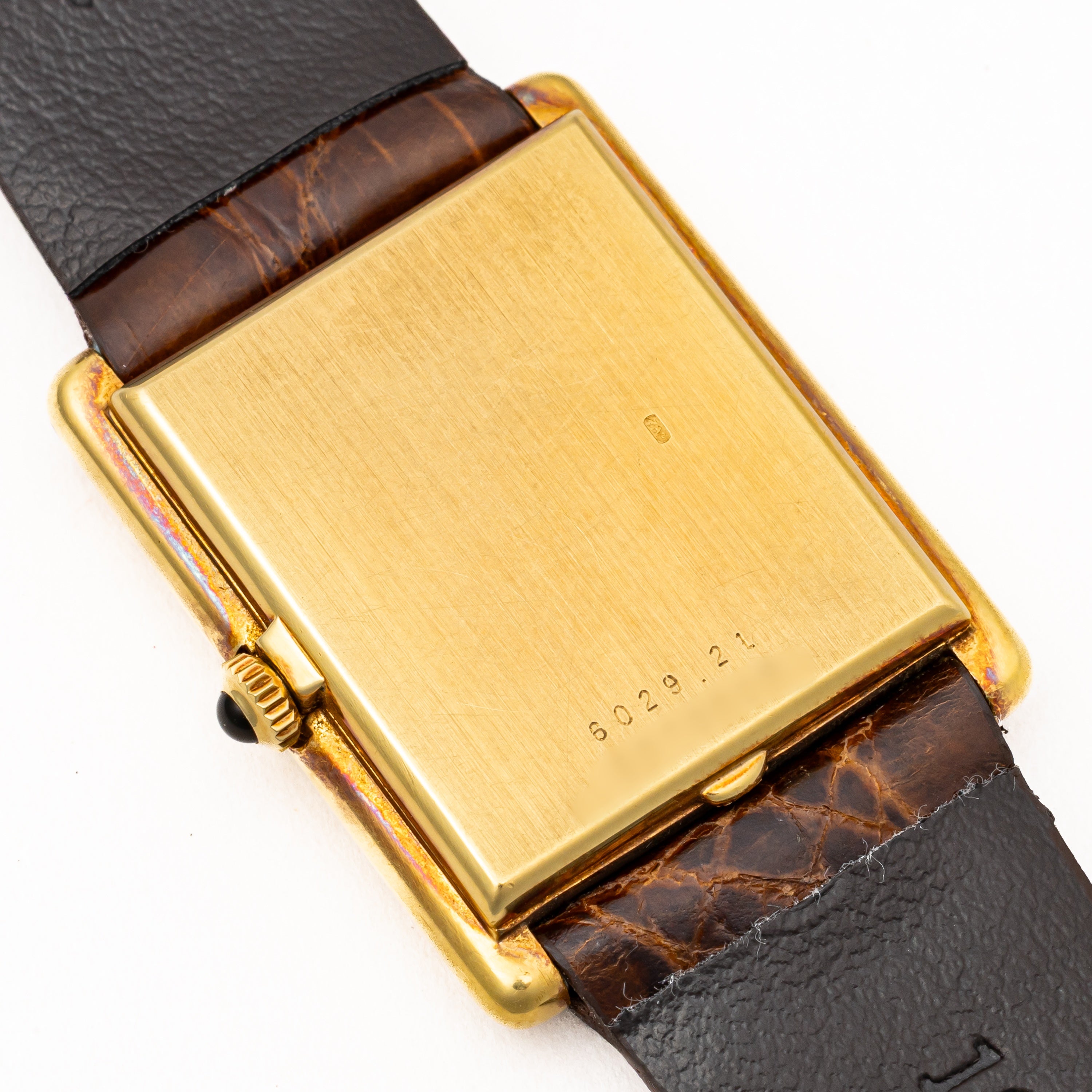 ジャガールクルト タンク 手巻き 18金無垢 1970年代製 Ref.6029 Cal.841 箱付き