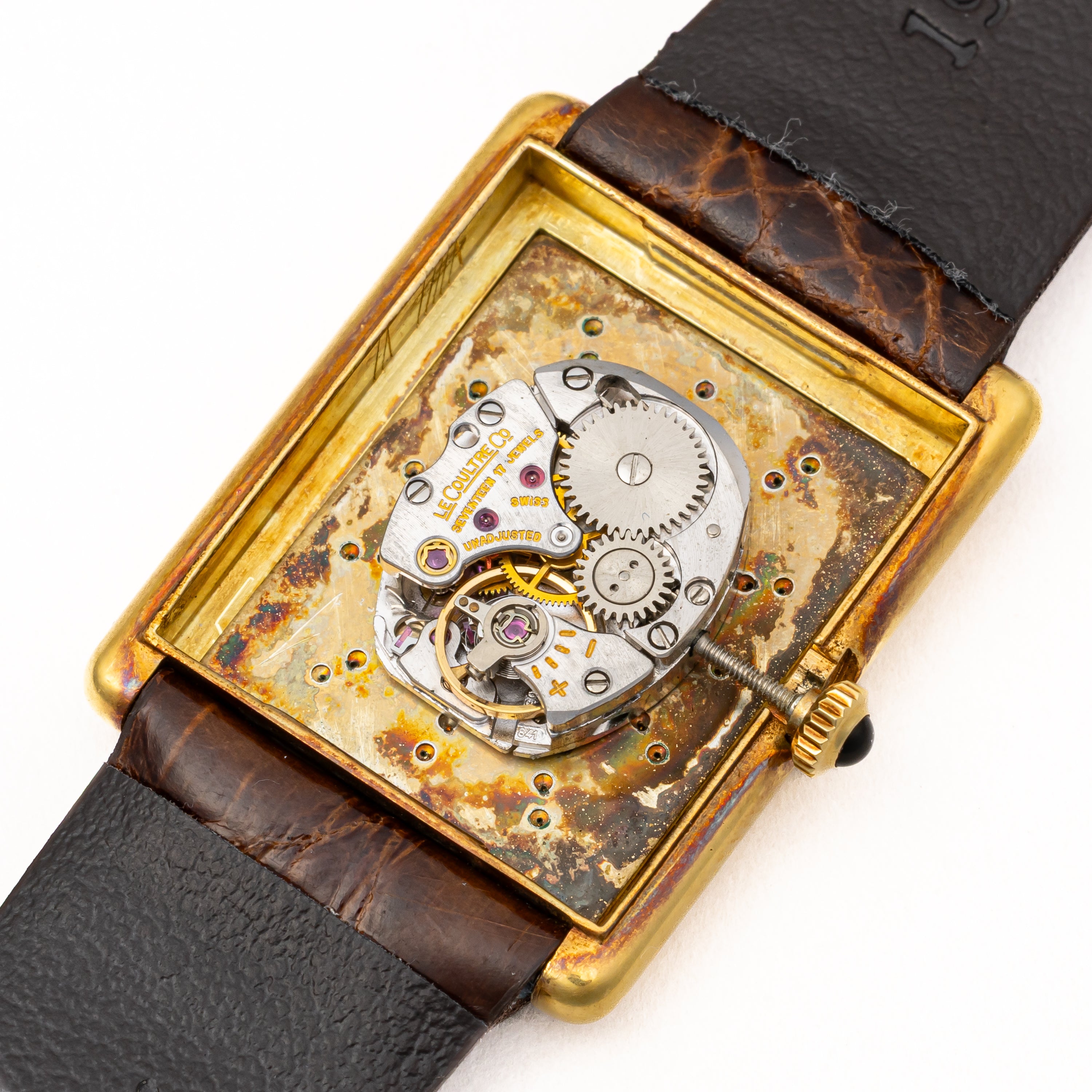 ジャガールクルト タンク 手巻き 18金無垢 1970年代製 Ref.6029 Cal.841 箱付き