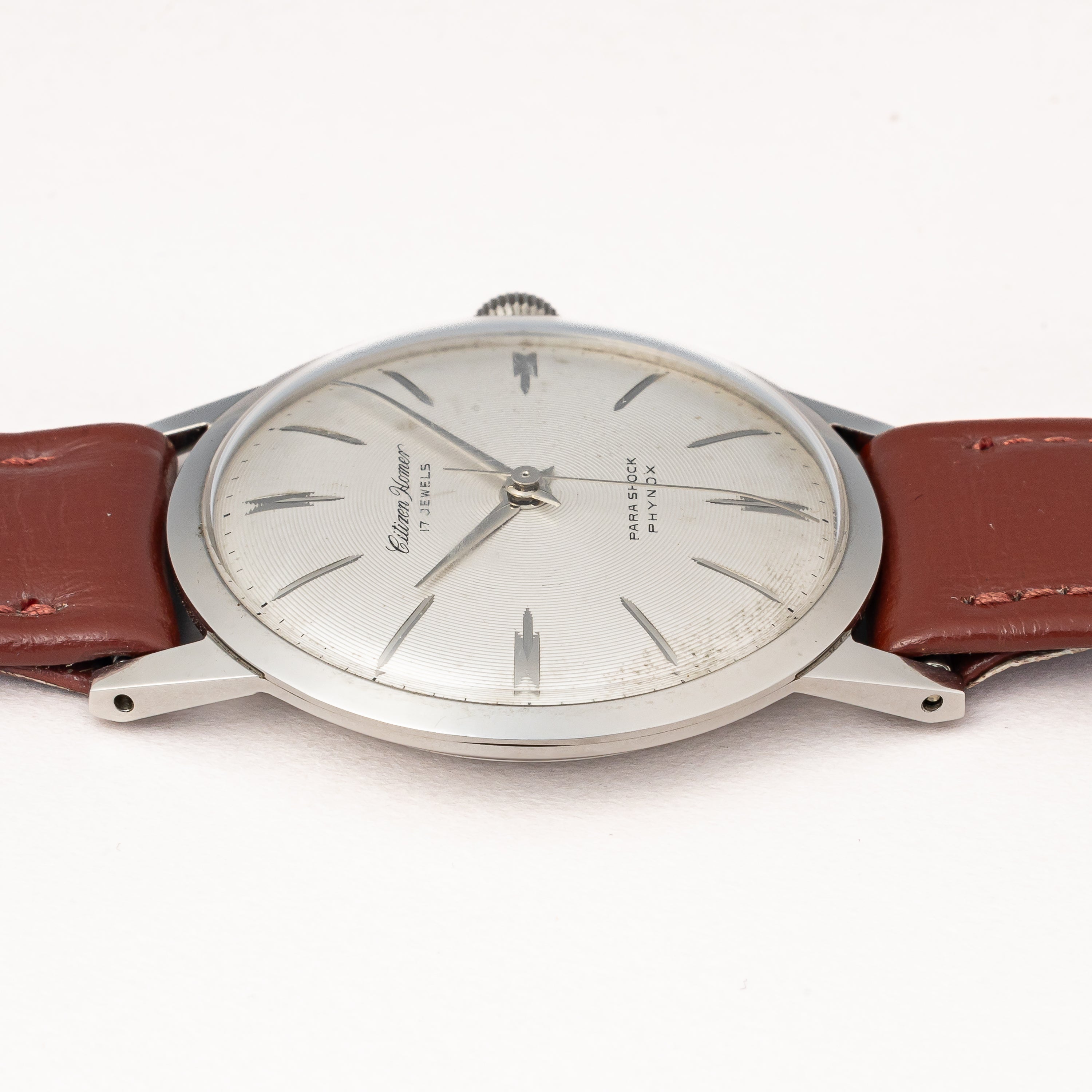 シチズン ホーマー 1961年製 手巻き オリジナルベルト、尾錠、タグ付き