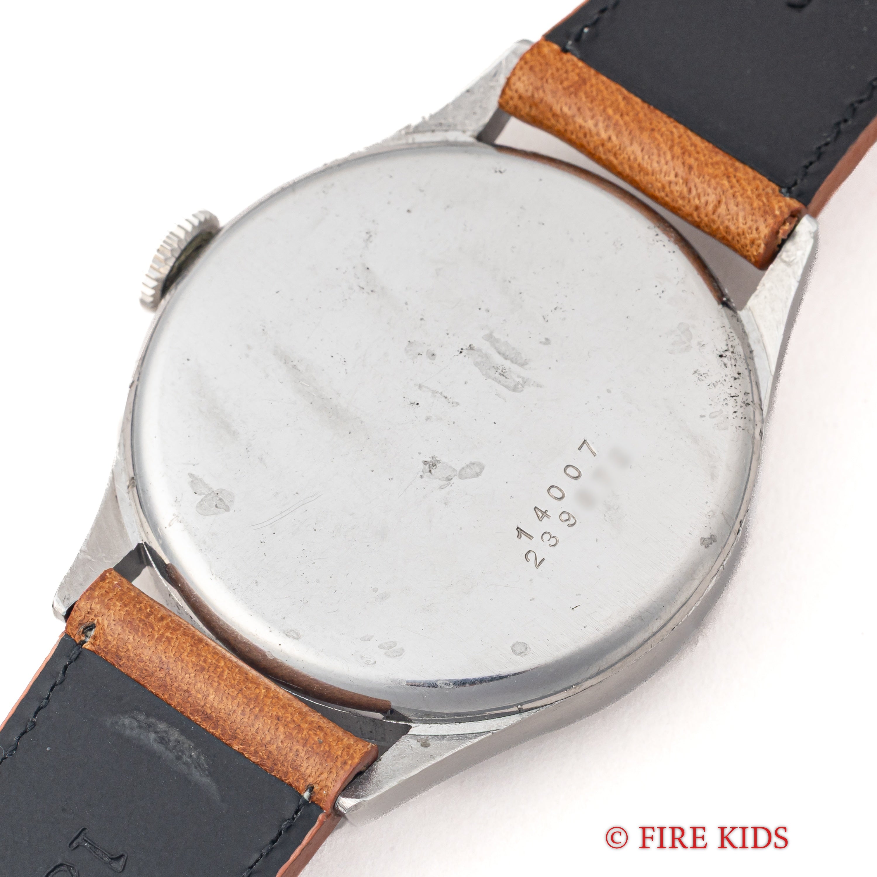 ウィットナー 34.5mm全アラビアラウンドケース 1940年代製 スモールセコンド 手巻き Cal.853