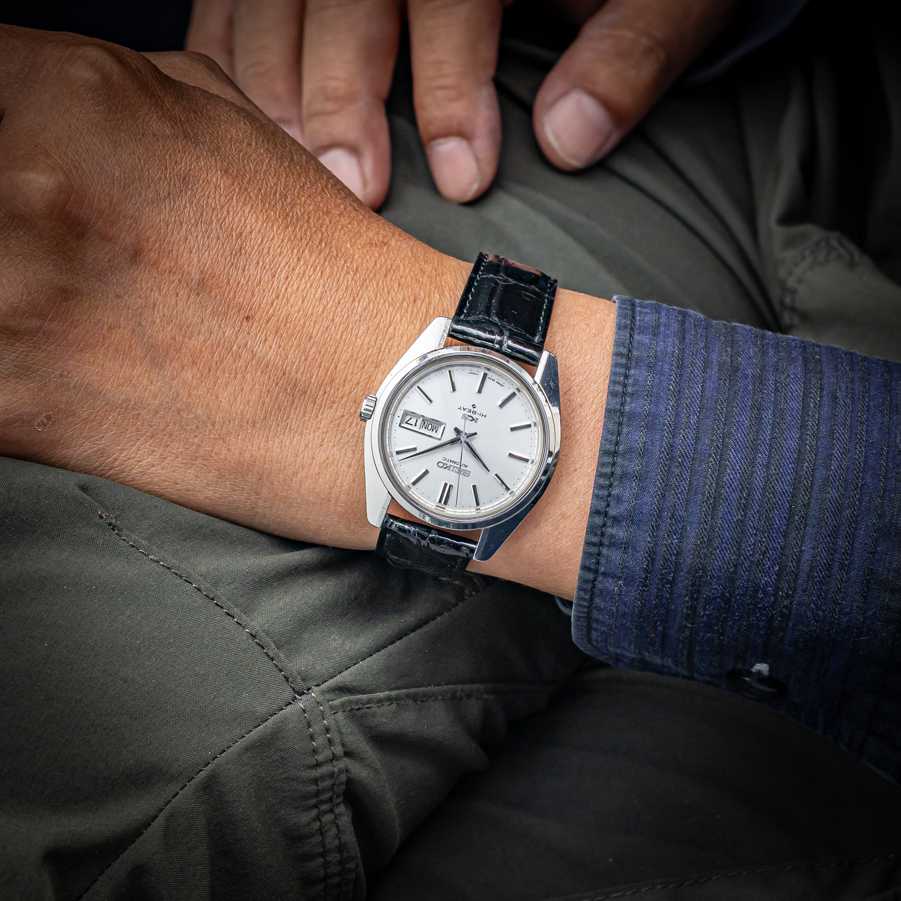 セイコー キングセイコー ハイビート デイデイト 自動巻き 1971年製 Ref.5626-7000