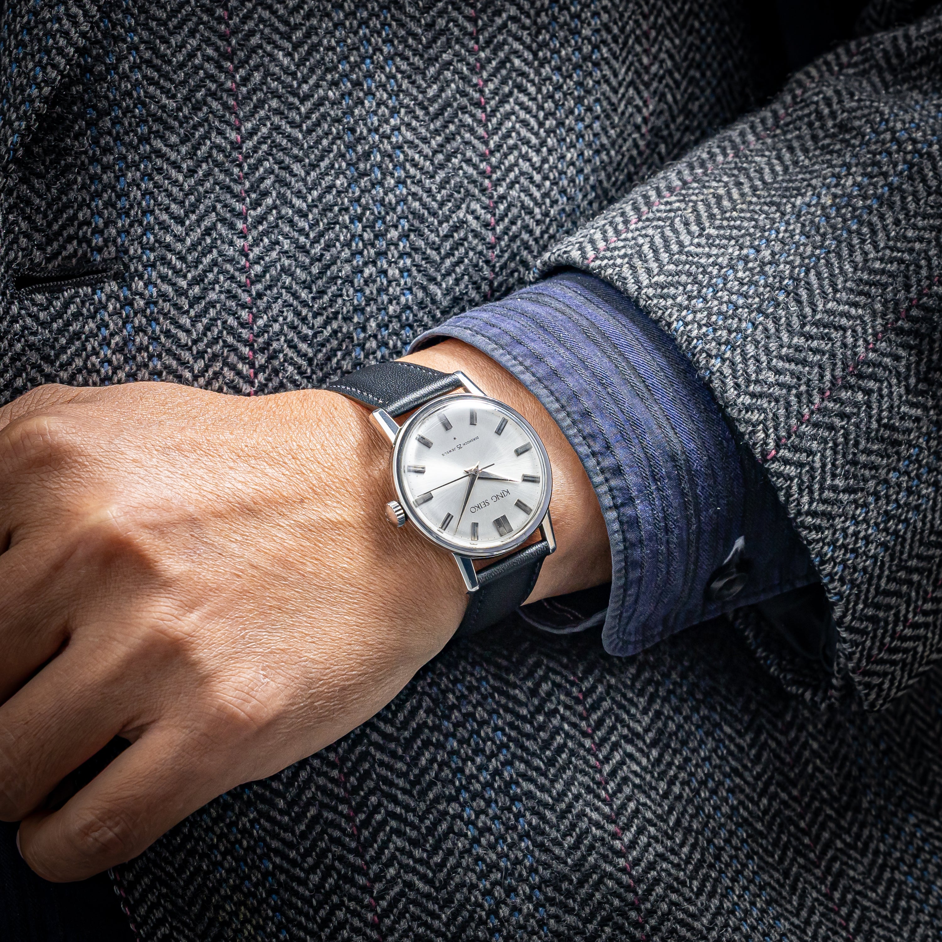 キングセイコー ファーストモデル 1962年製 Ref.J14102E KS ステンレスケース 手巻き ADダイヤル