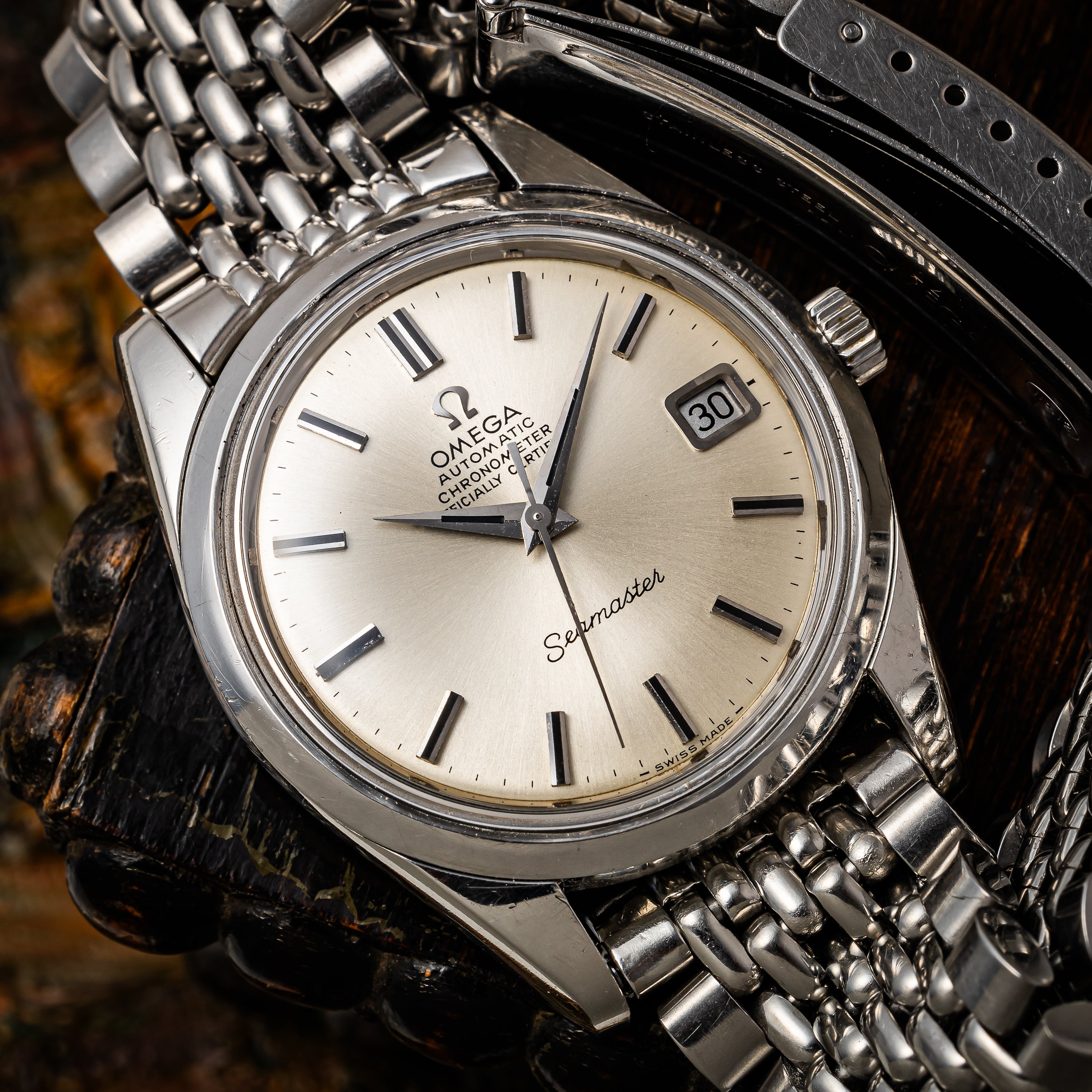 オメガ シーマスター クロノメーター 1970年製(昭和45年製)自動巻き  純正ブレス付き