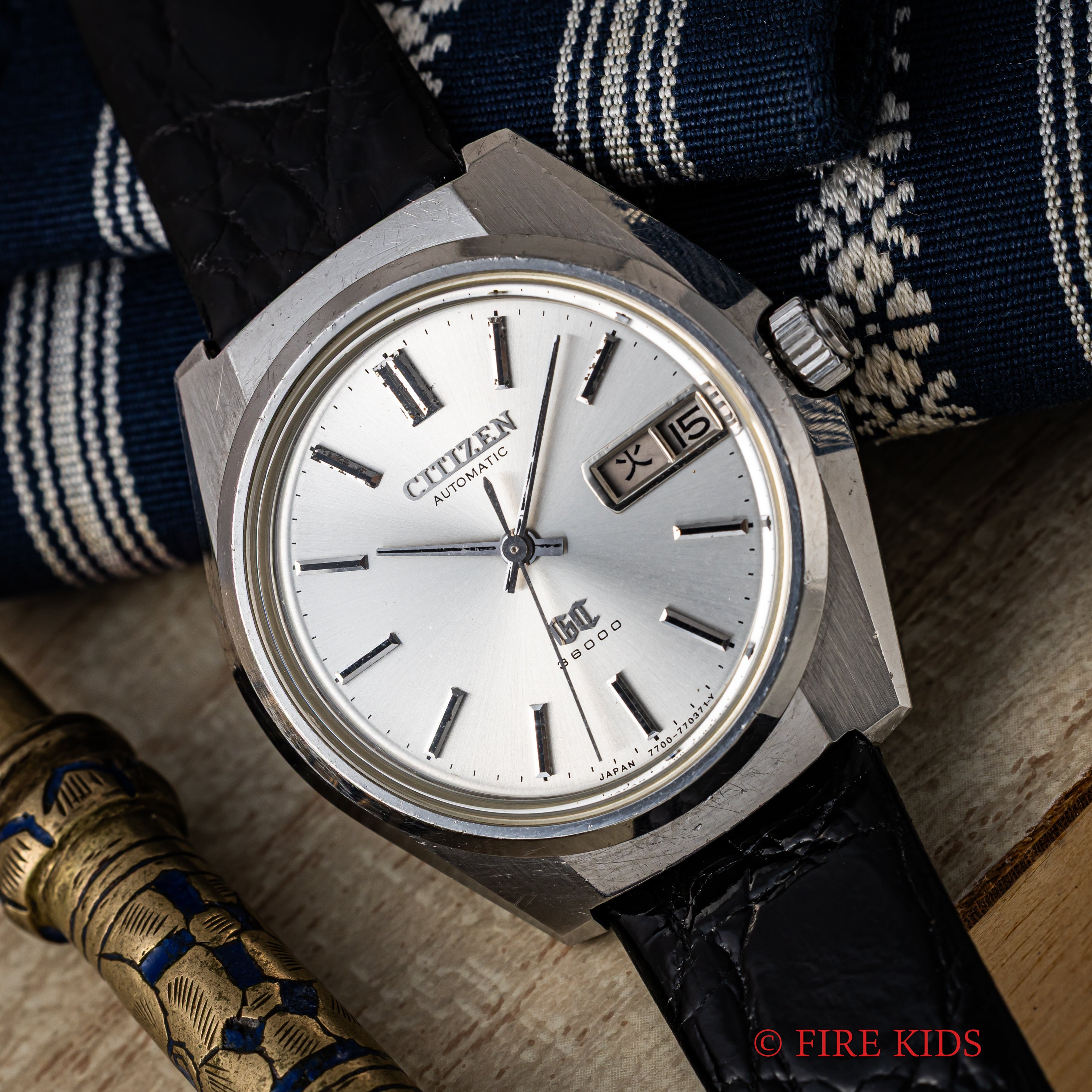 グロリアスシチズン 1971年製 GC Ref.4-770285Y 10振動 デイデイト自動巻 シルバーダイヤル