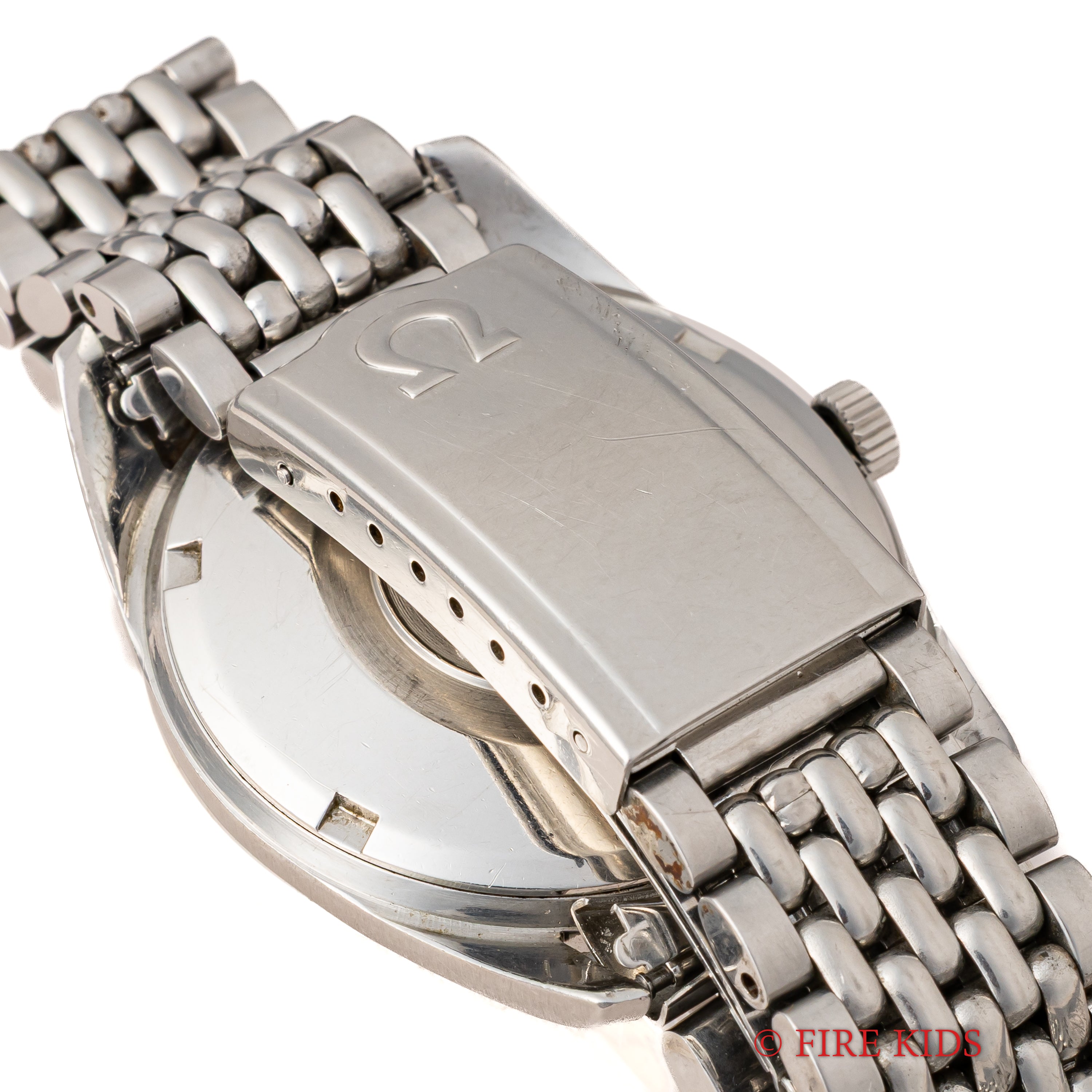 オメガ シーマスター 1963年製 Ref.166.010 自動巻 Cal.562 シルバーダイヤル 純正ライスブレス