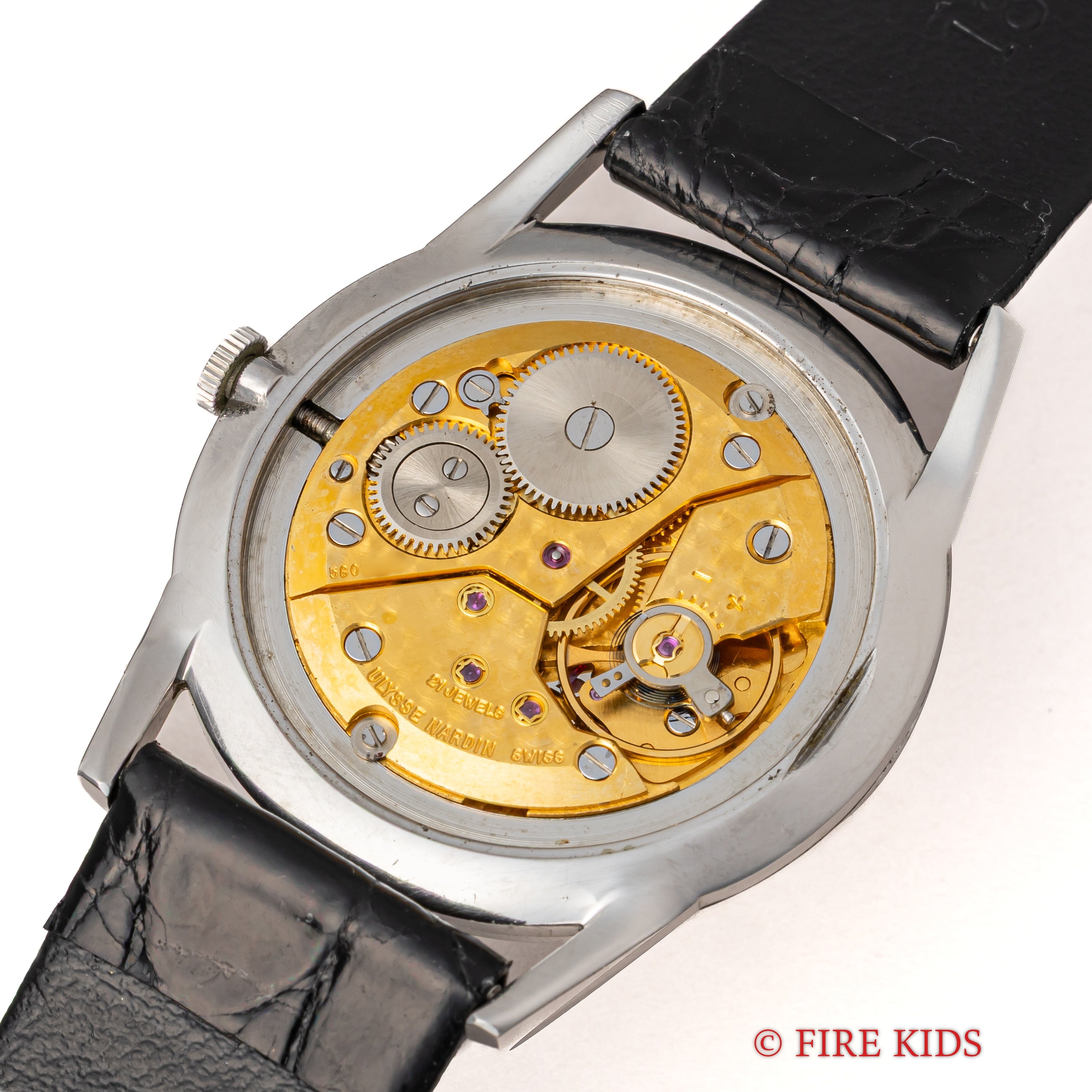 ユリスナルダン エクストラフラット 1970年代製 手巻 ローマンダイヤル