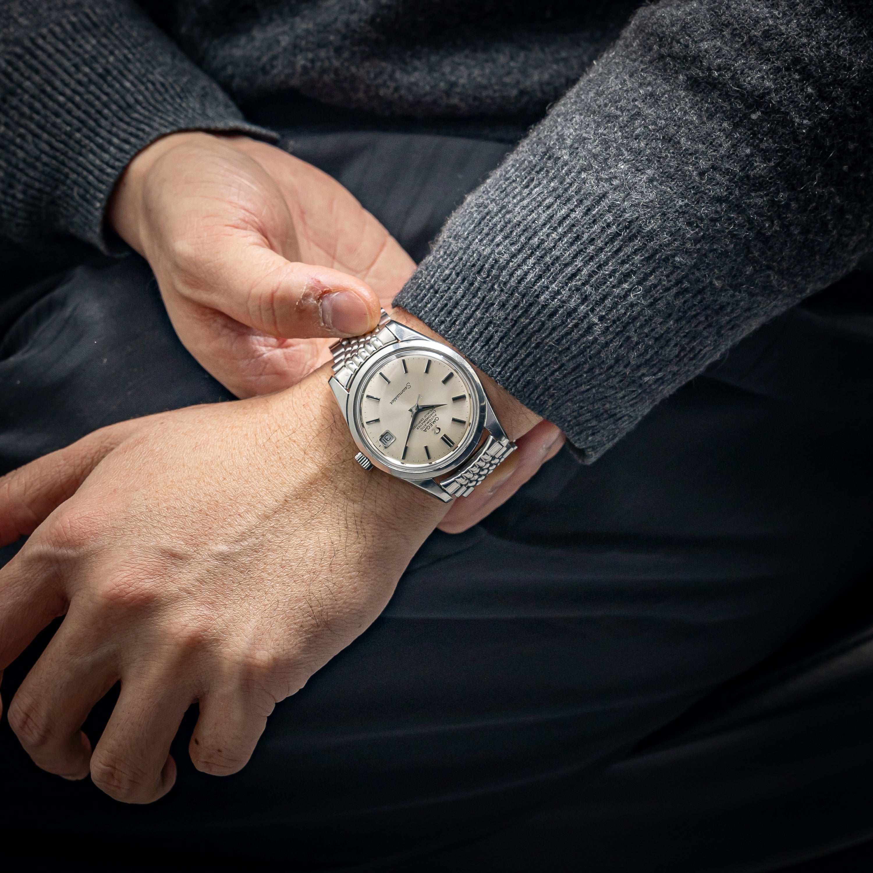 オメガ シーマスター クロノメーター 1970年製(昭和45年製)自動巻き  純正ブレス付き