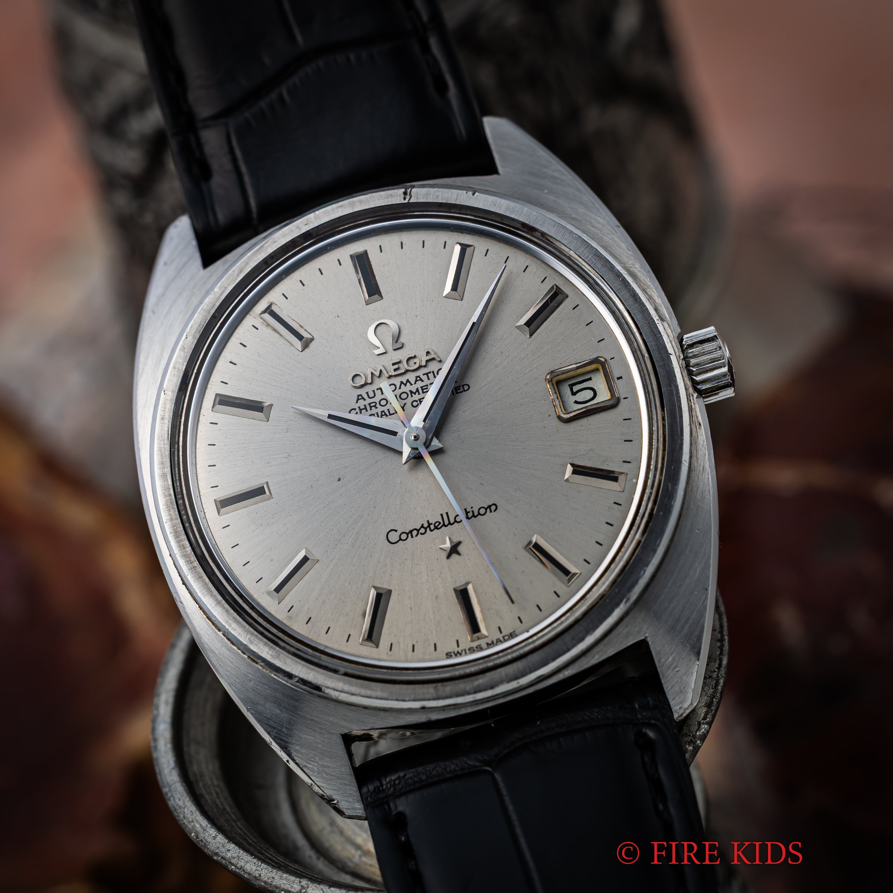 オメガ コンステレーション ジェンタ前期型 ドーフィンハンド1968年製 Ref.168.017 自動巻クロノメーター Cal.564