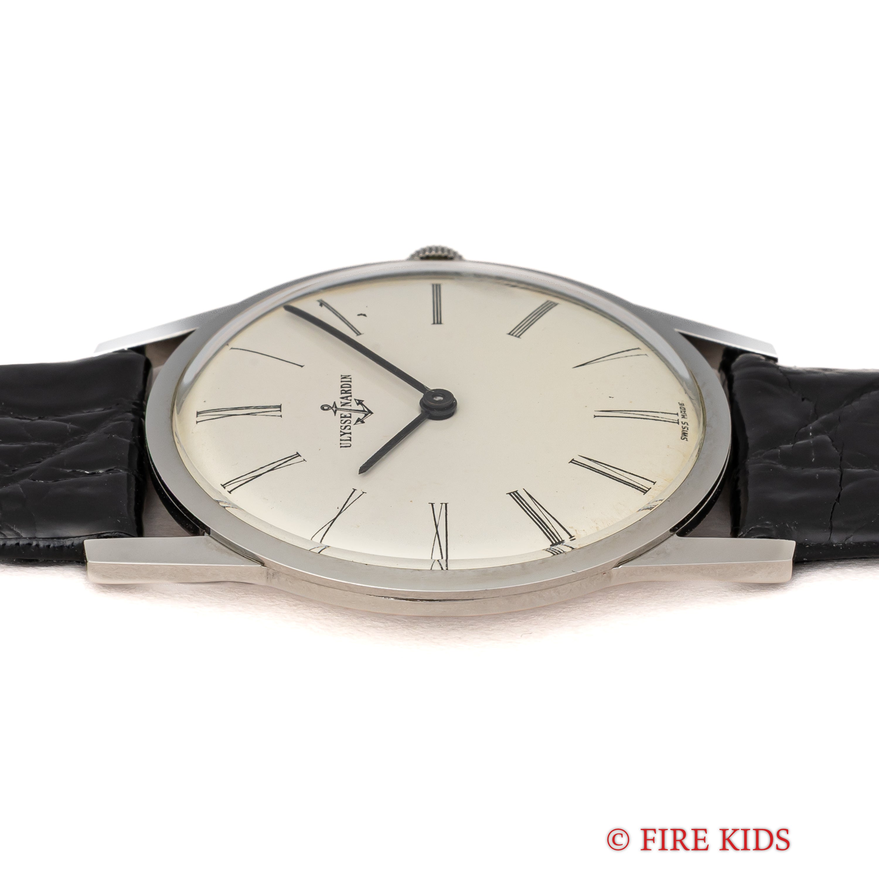 ユリスナルダン エクストラフラット 1970年代製 手巻 ローマンダイヤル