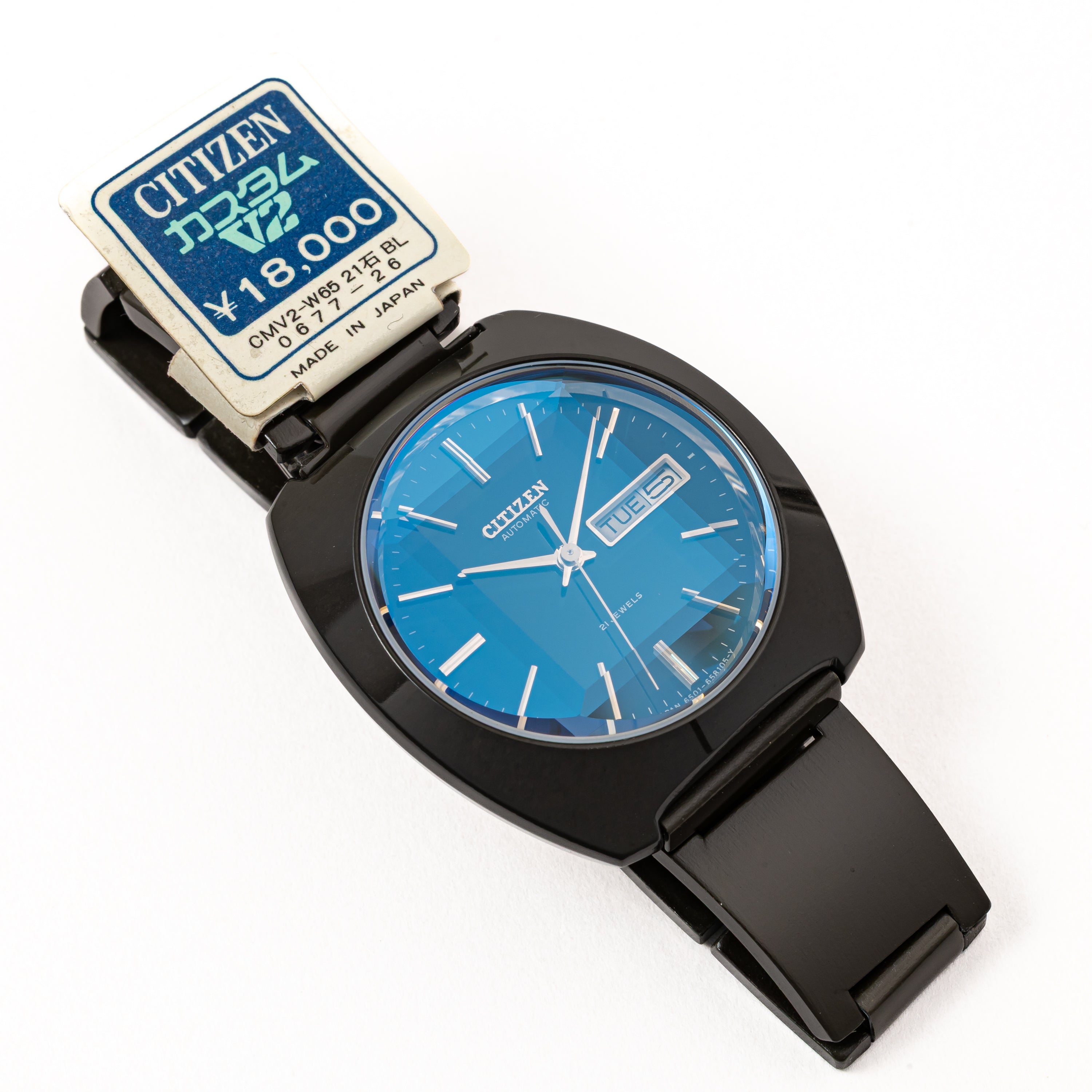 シチズン カスタムV2 自動巻き カットガラス 1975年製 Ref.4-653327TA 純正ブレス