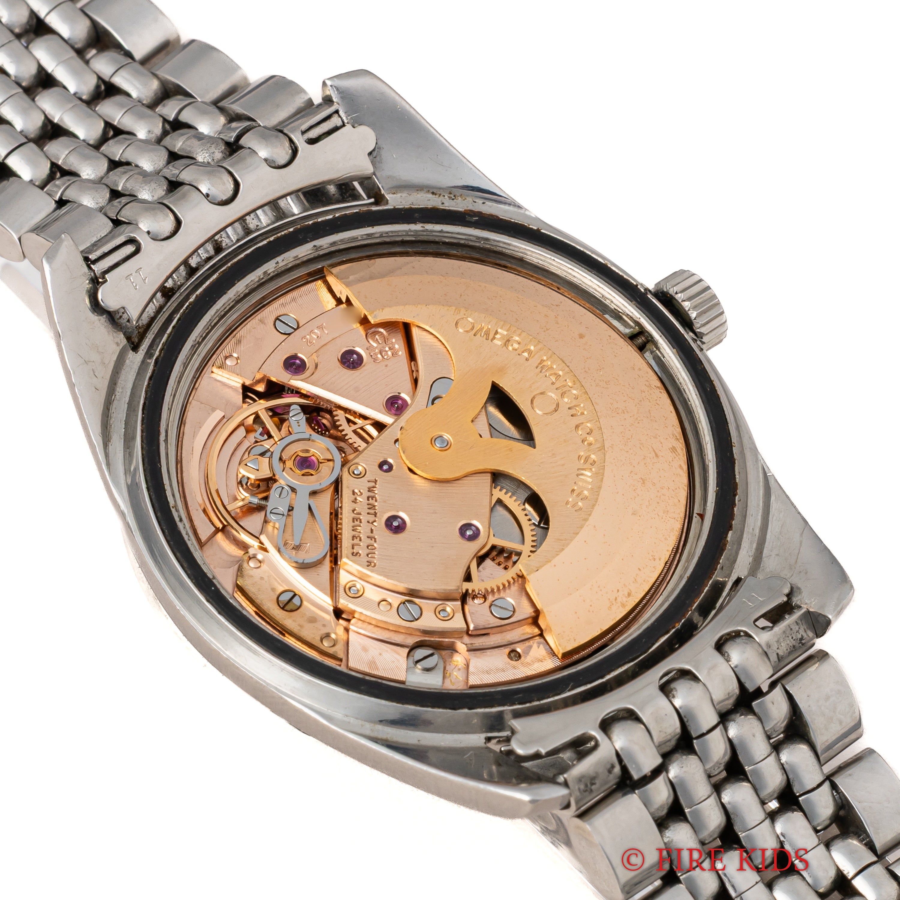 オメガ シーマスター 1963年製 Ref.166.010 自動巻 Cal.562 シルバーダイヤル 純正ライスブレス