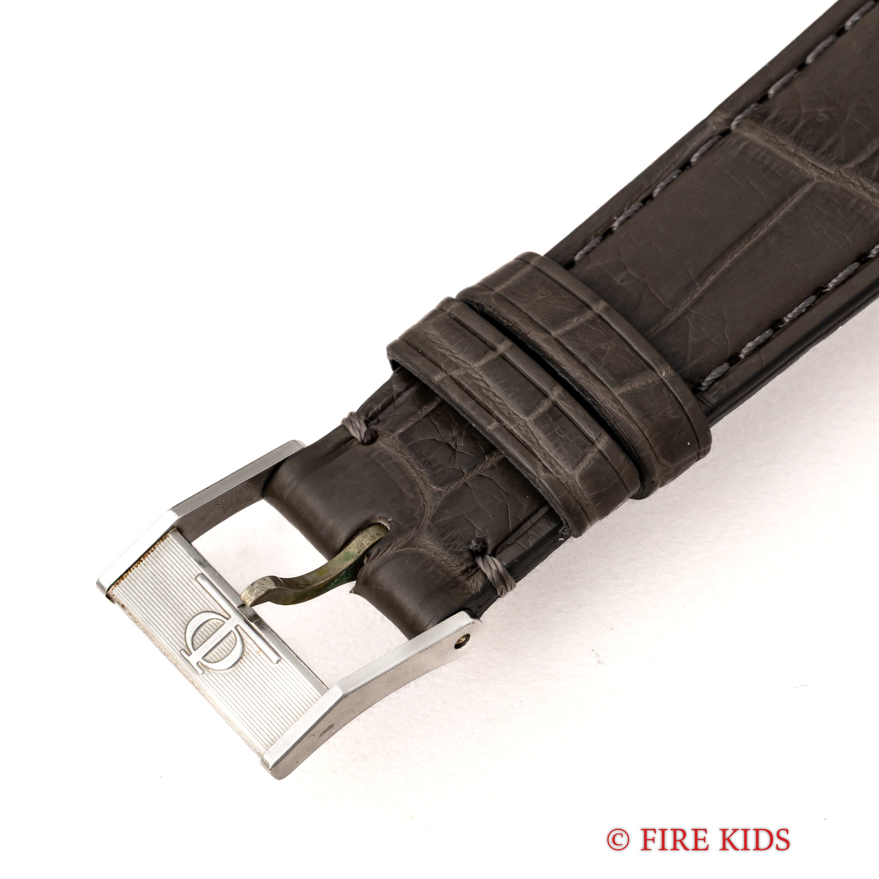 ボーム&メルシエ 1980年代製 グレーダイヤル 手巻き スクエアケース Ref.1718 cal.BM17001 純正尾錠