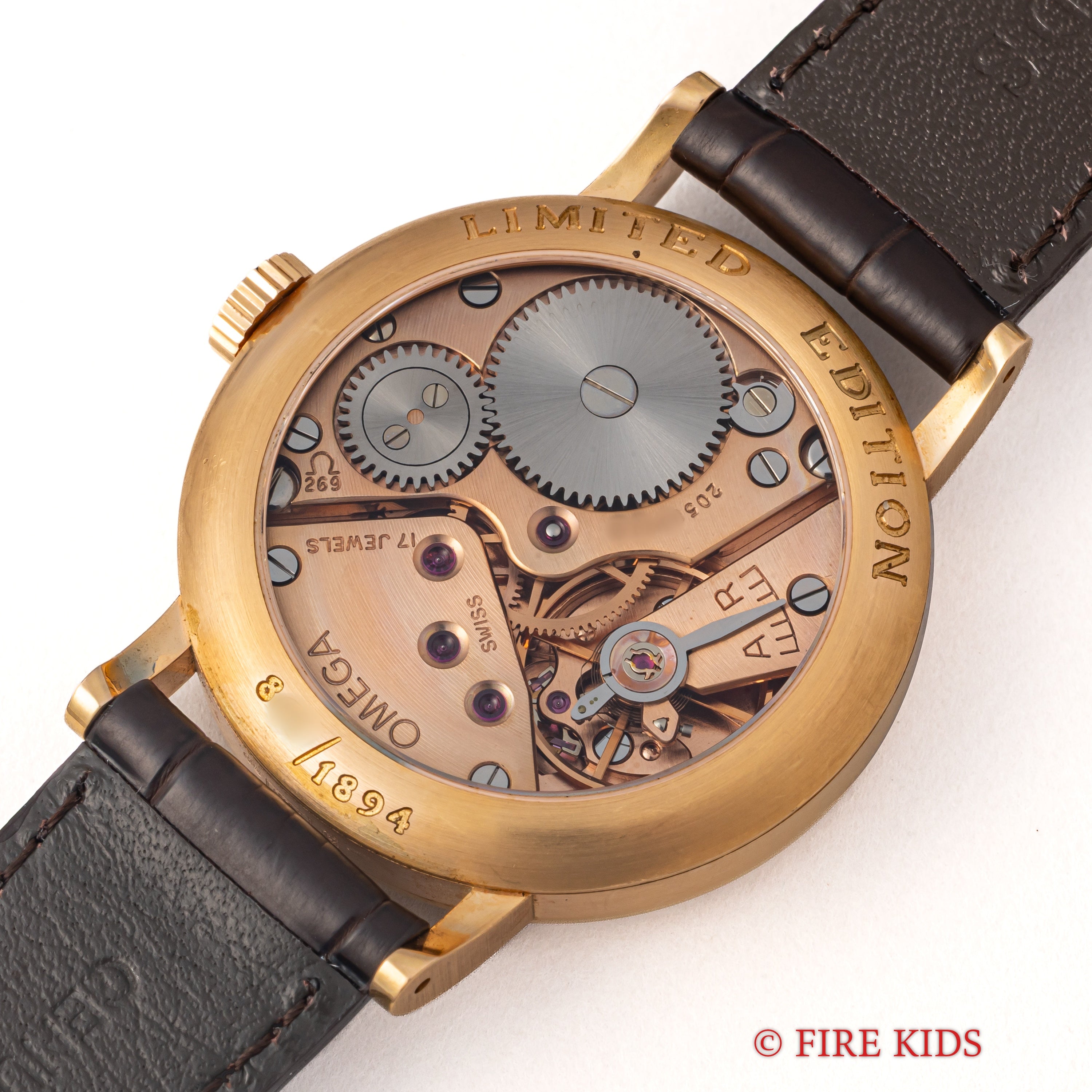 オメガ ルネッサンス 1994年製 オメガ誕生100周年 世界限定1894本 18金無垢ピンクゴールド Ref.59503003