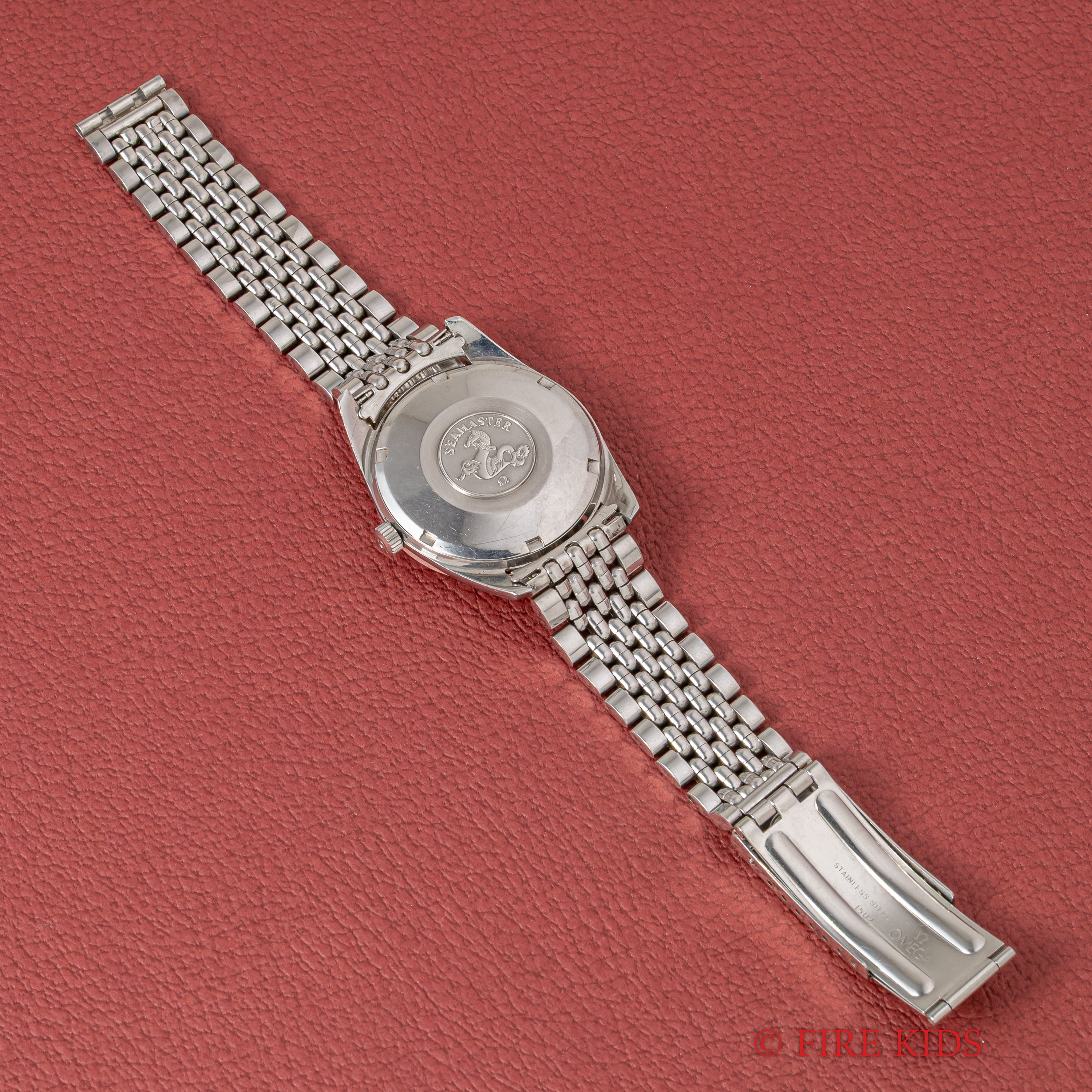 オメガ シーマスター 1963年製 Ref.166.010 自動巻 Cal.562 シルバーダイヤル 純正ライスブレス