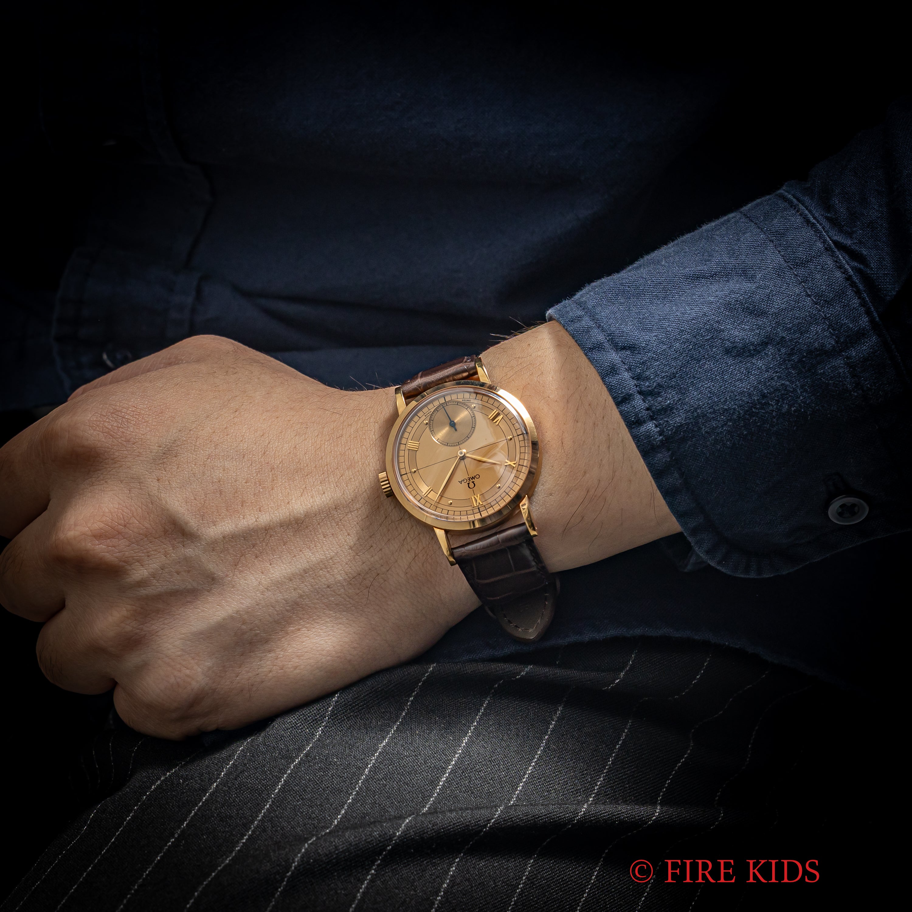 オメガ ルネッサンス 1994年製 オメガ誕生100周年 世界限定1894本 18金無垢ピンクゴールド Ref.59503003