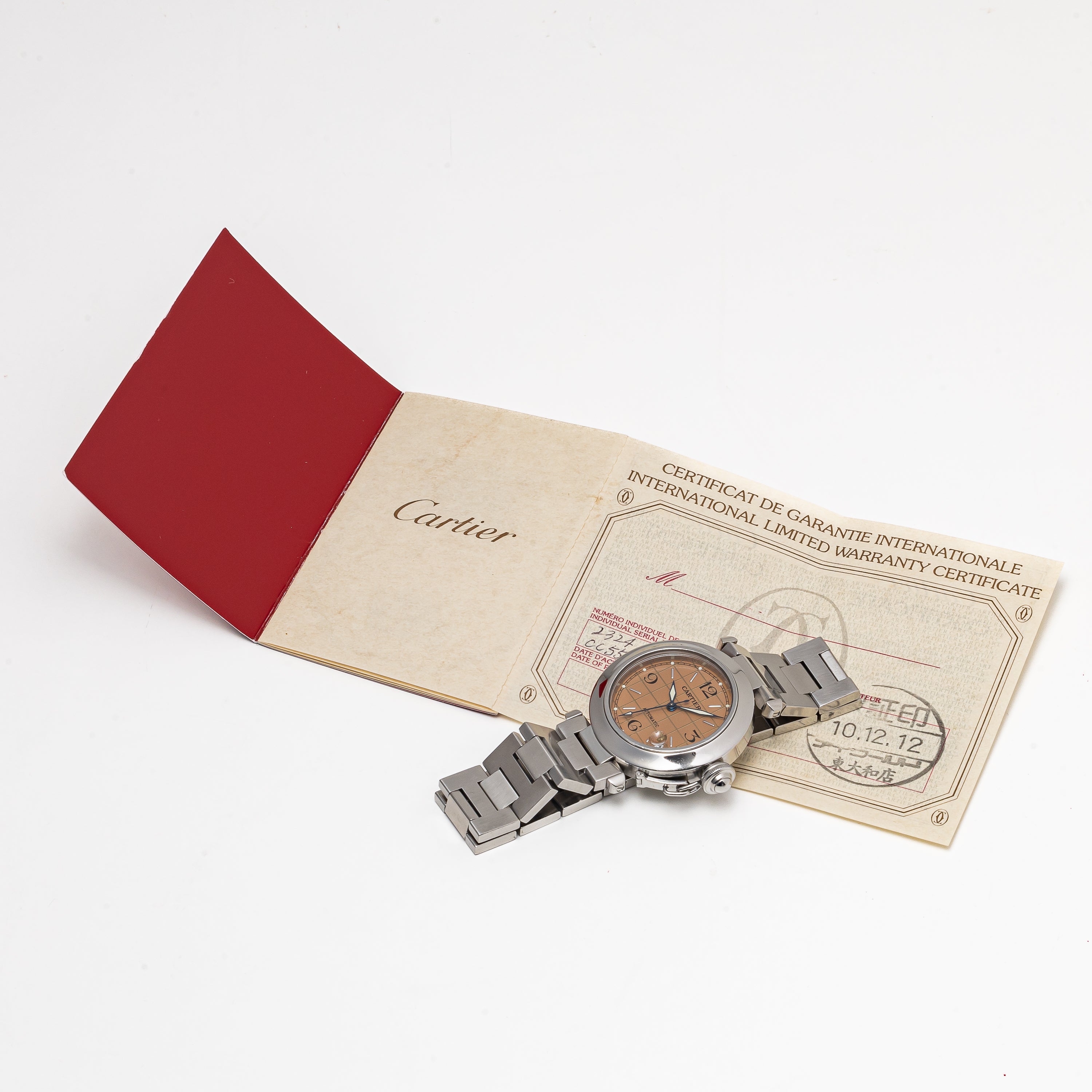 カルティエ パシャC 1990年代製 オートマチック Ref.2324 箱、ギャラ付き