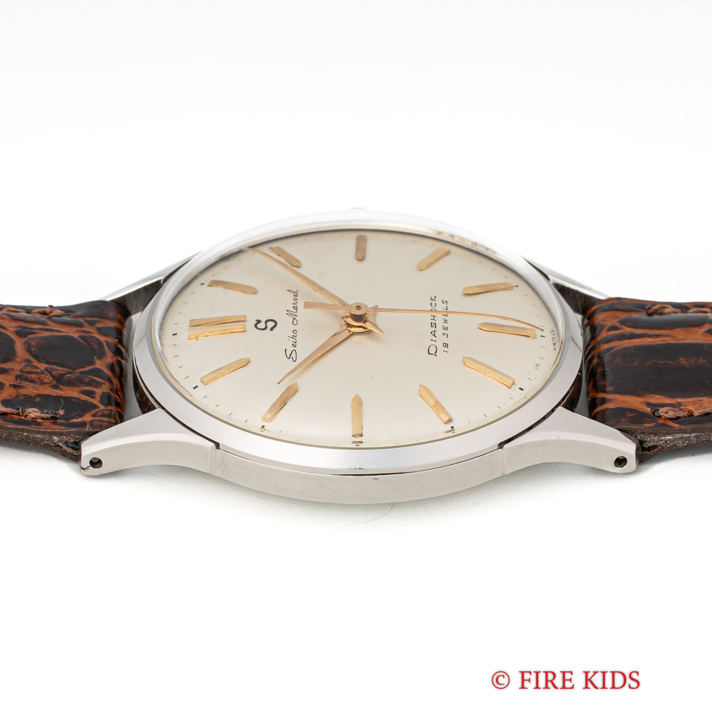 セイコー マーベル 1958年製 ステンレスケース 蛇S 19石手巻