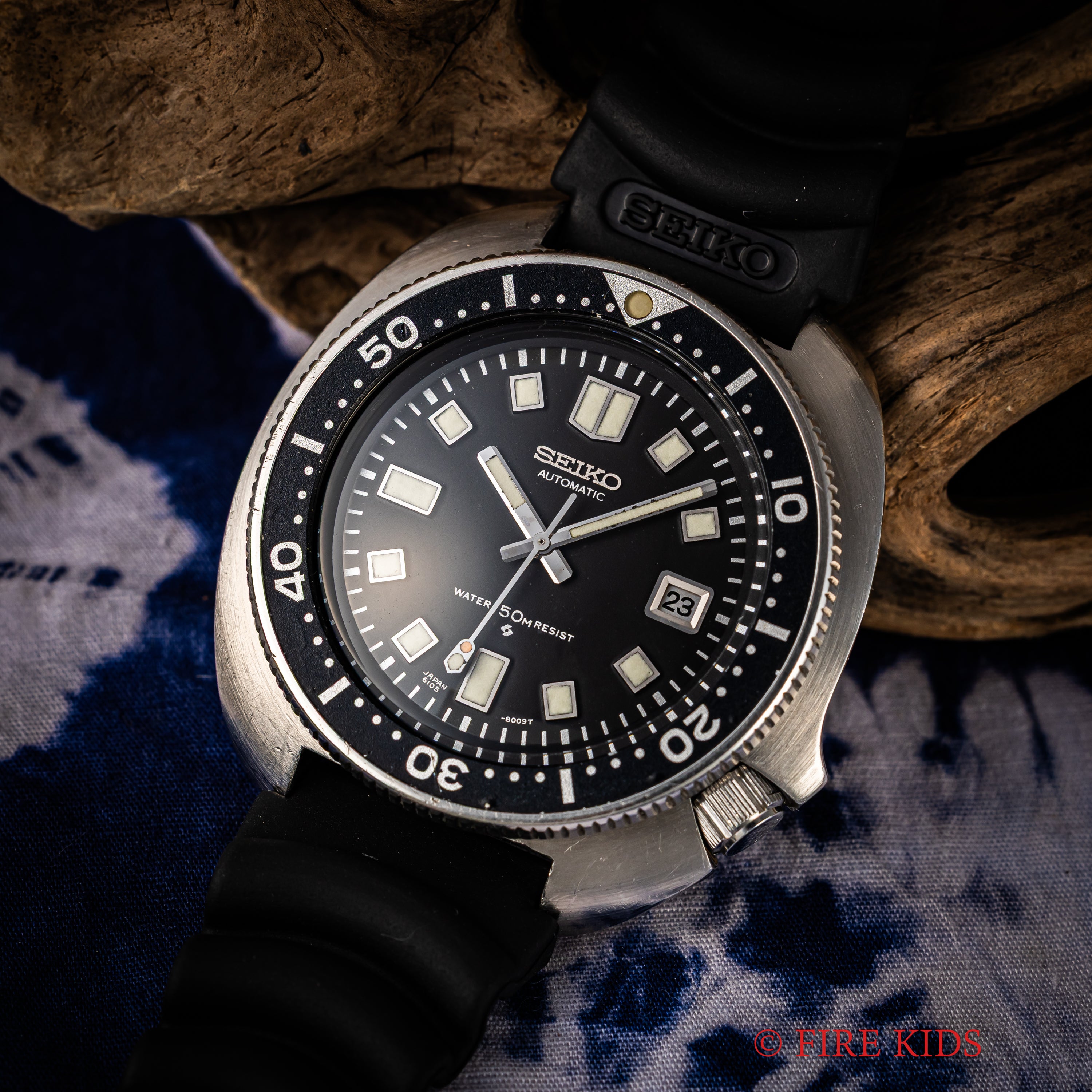 ★☆SEIKO　セイコー　150mダイバー　自動巻き　4205-014B　ペプシベゼル　稼動品　オリジナルベルト☆★ JA-1092| セイコー 4205-015K ダイバー 150M オーバーホール済・修理