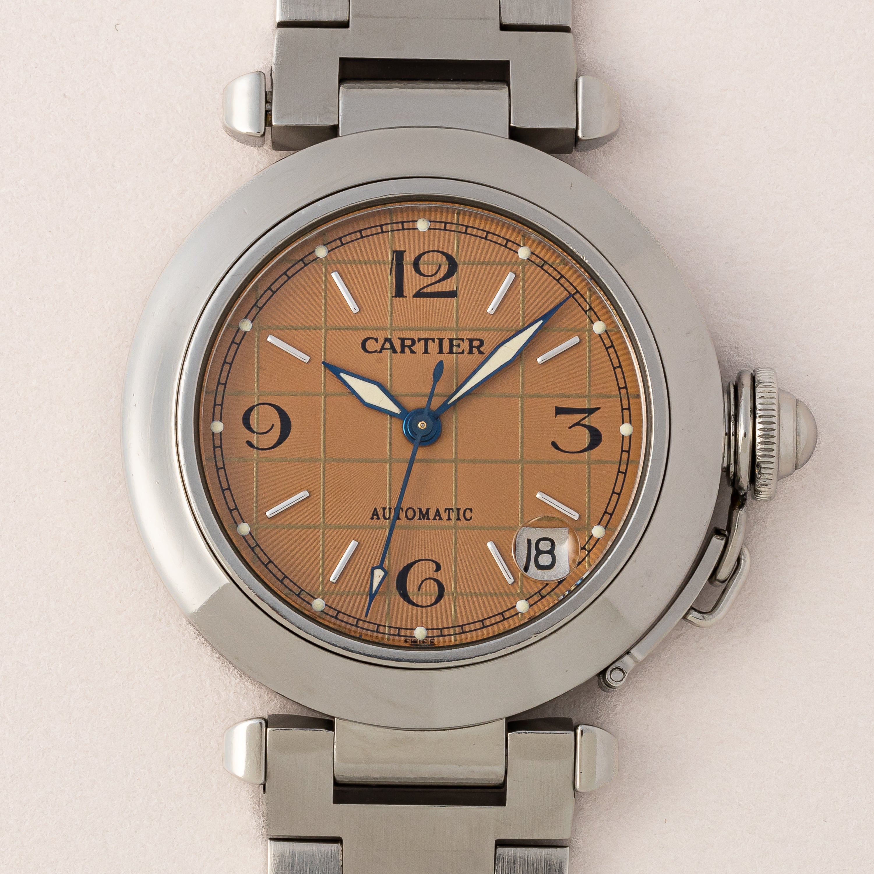 カルティエ パシャC 1990年代製 オートマチック Ref.2324 箱、ギャラ付き
