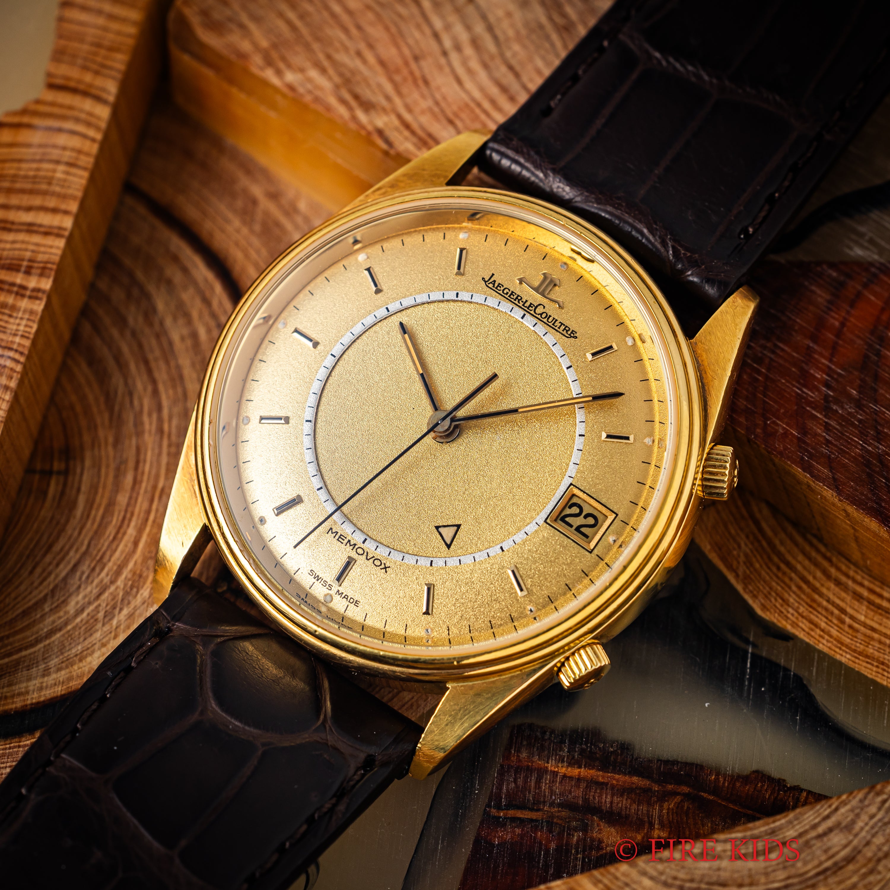 ジャガー・ルクルト 1983年製 メモボックス 150周年記念モデル 18金無垢イエローゴールド 手巻き Ref.141012 1 Cal.K911