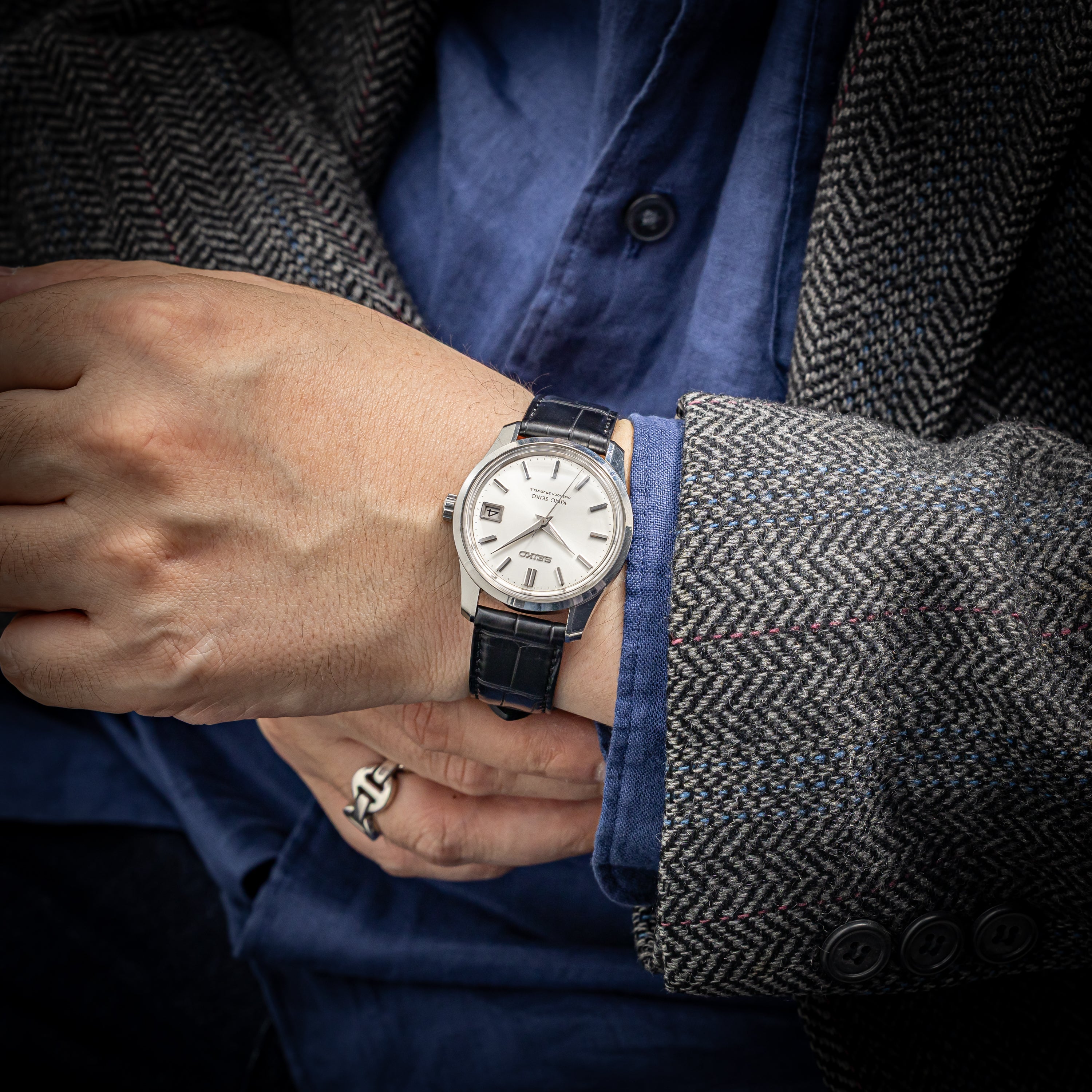 セイコー キングセイコー 手巻き 前期型 盾メダリオン Ref.4402-8000 Cal.4402A