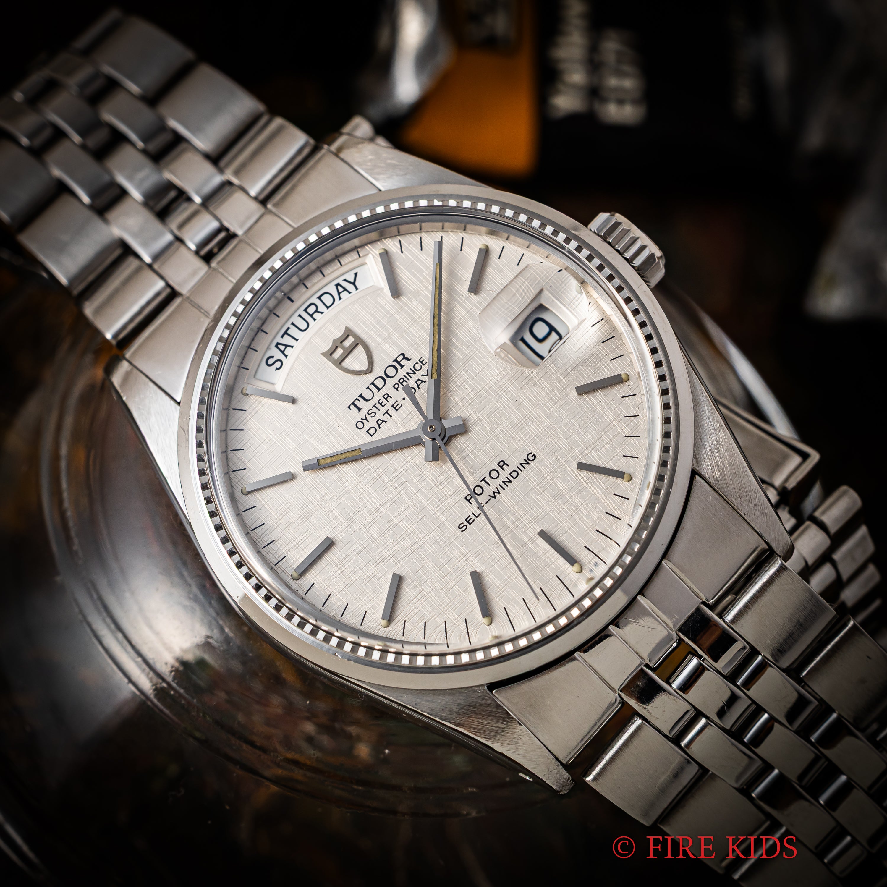 チューダー オイスタープリンス デイトデイ 1980年製(昭和55年製) Ref.94710 シルバーリネンダイヤル