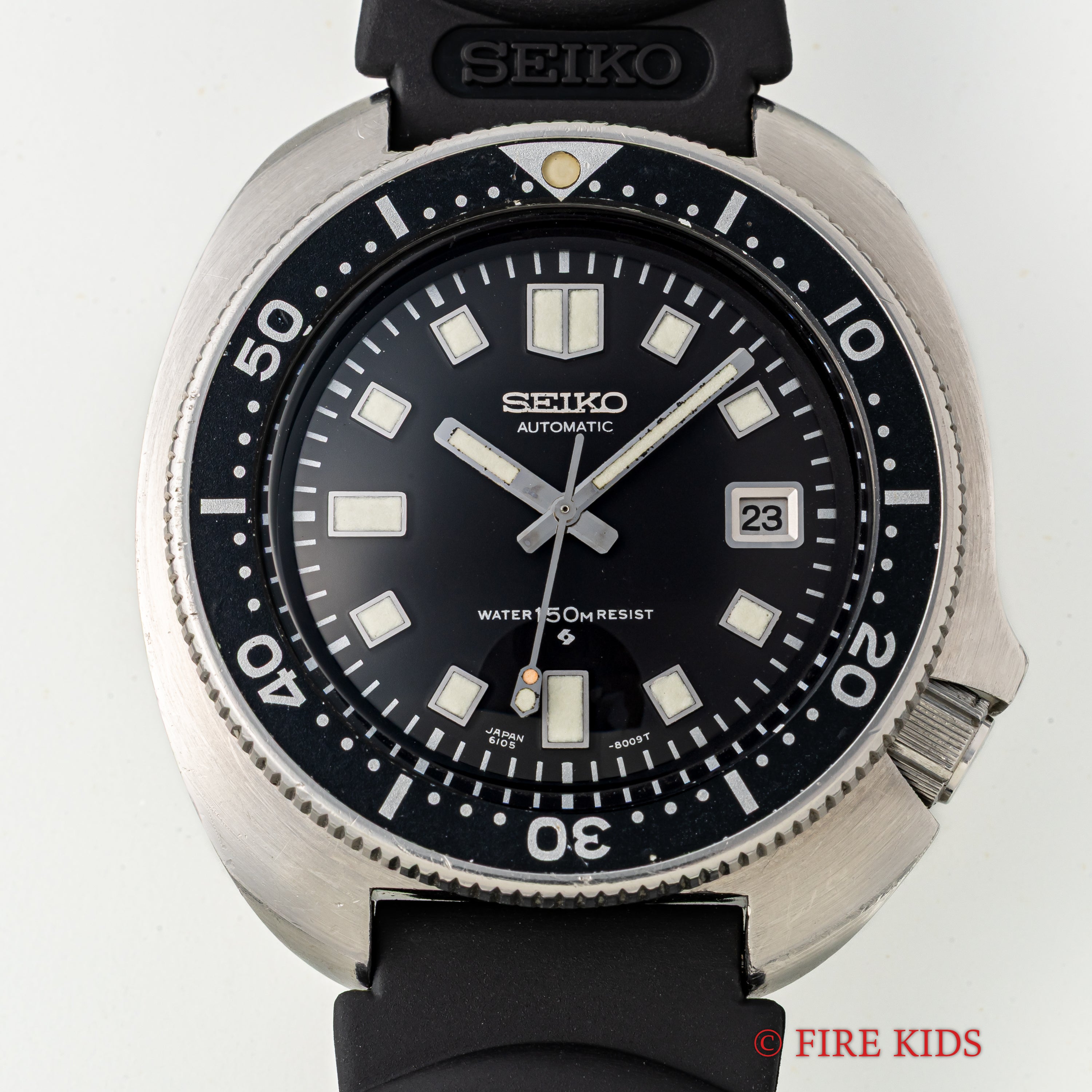 セイコー 150mダイバー 2nd後期 植村ダイバー 1975年製 自動巻き Ref.6105-8110