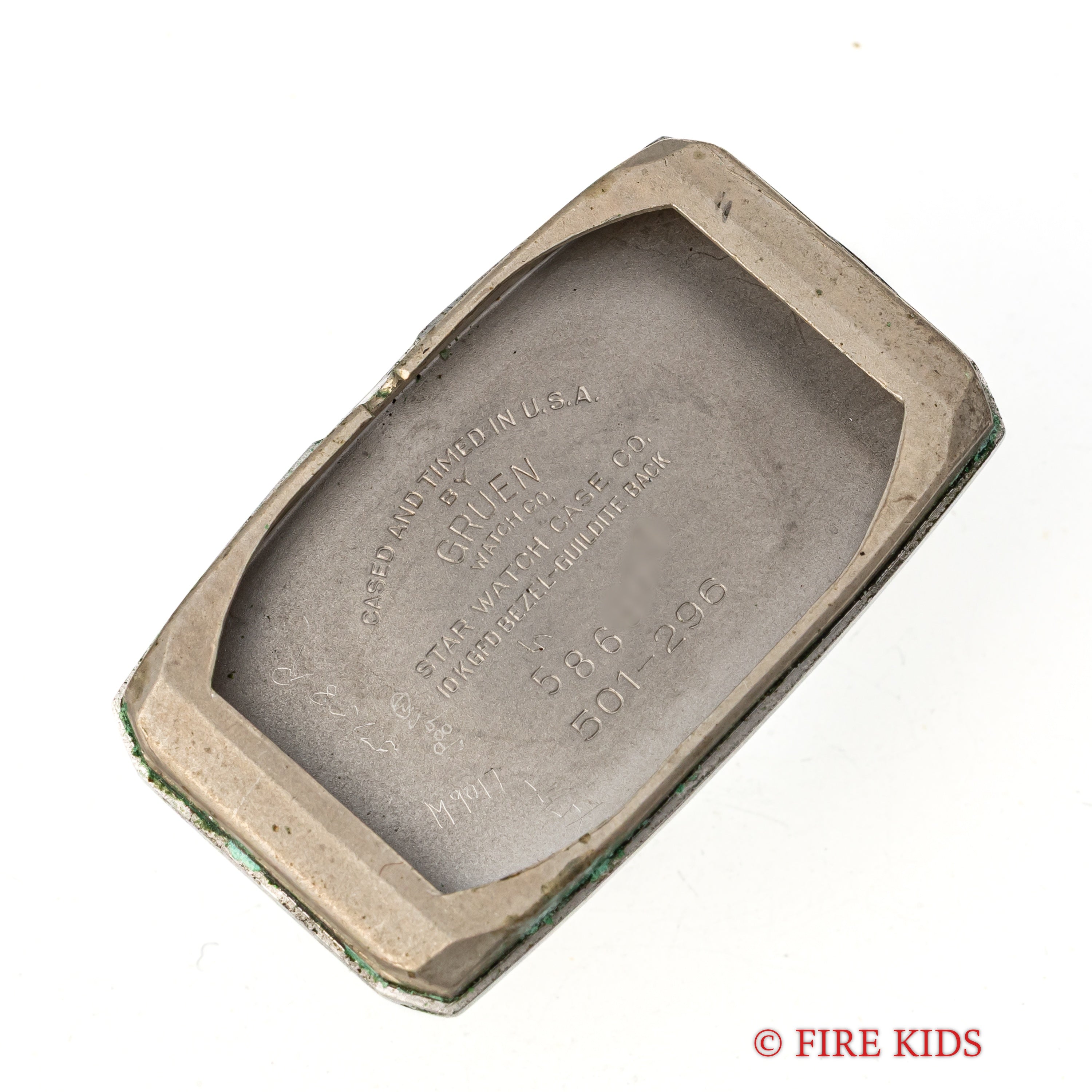 グリュエン 10KGFトノーケース 1930年代製 手巻 Cal.500 ブレゲ数字 USケース