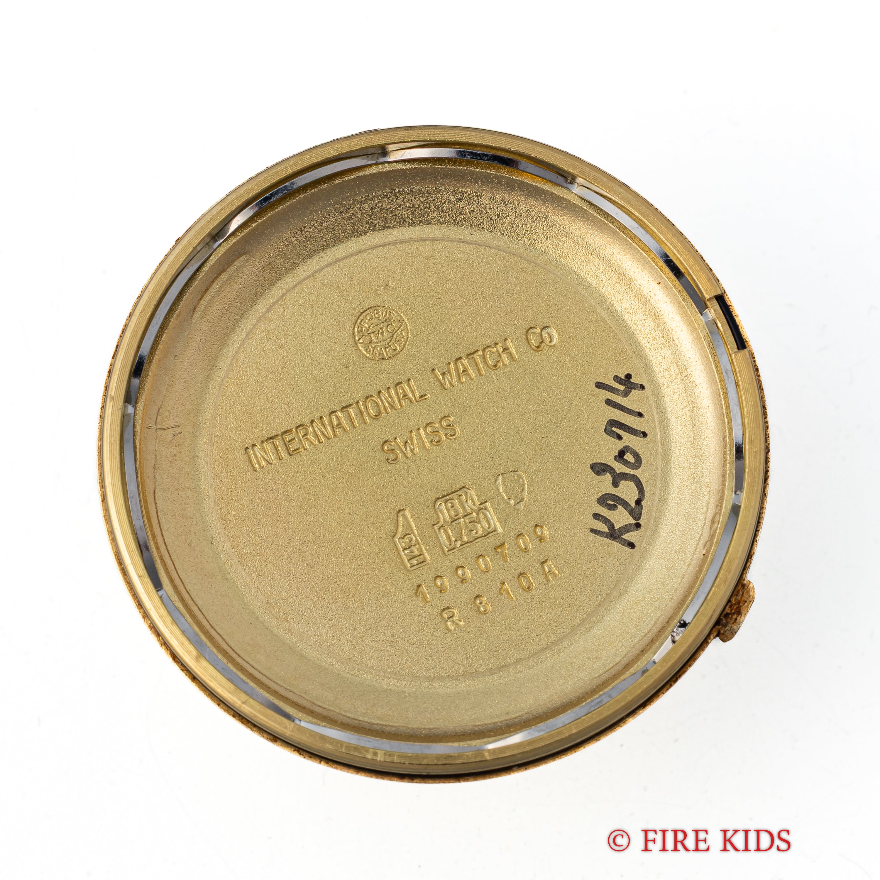 IWC 18金無垢ラウンドケース 1971年製 ペラトン式自動巻 Cal.8541B