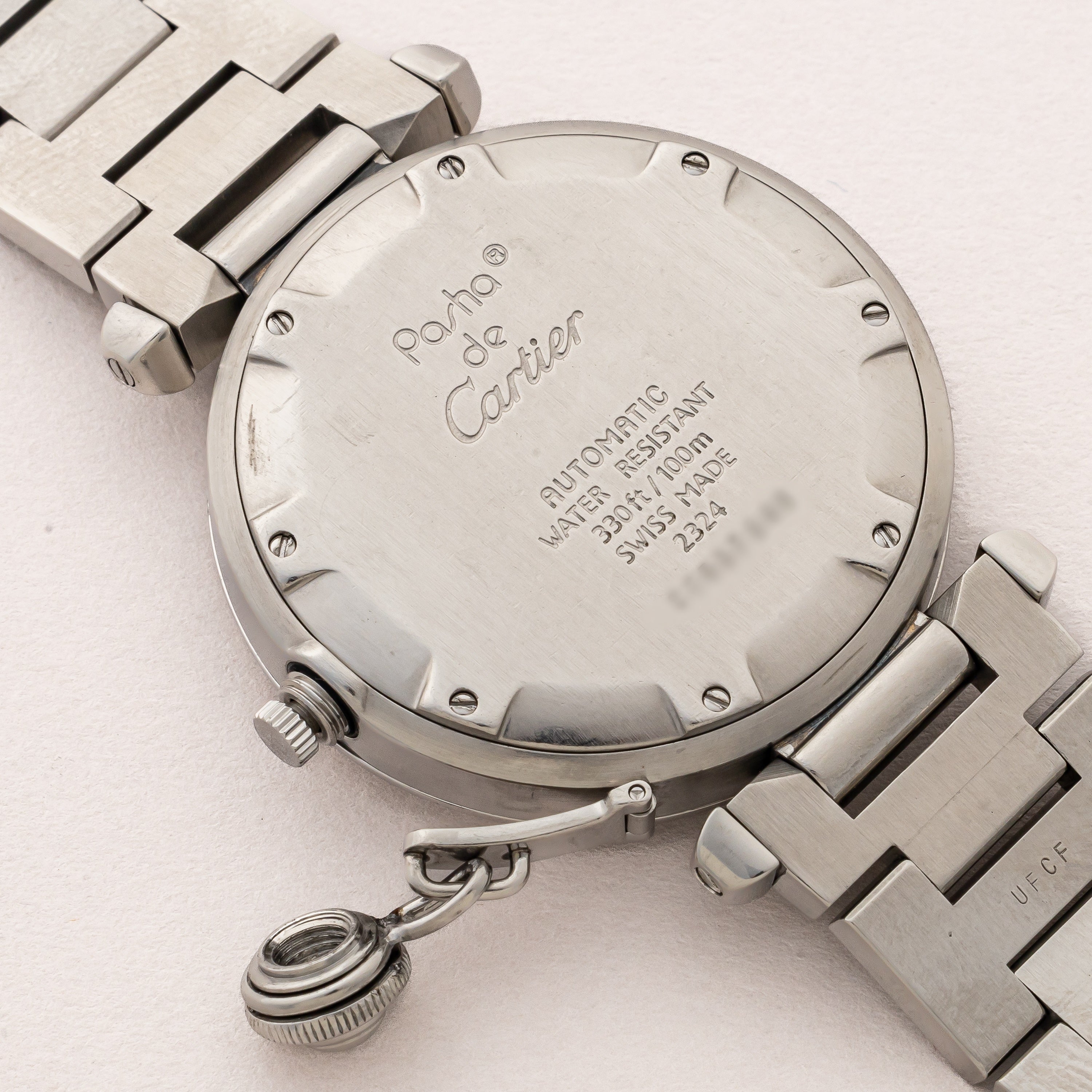 カルティエ パシャC 1990年代製 オートマチック Ref.2324 箱、ギャラ付き
