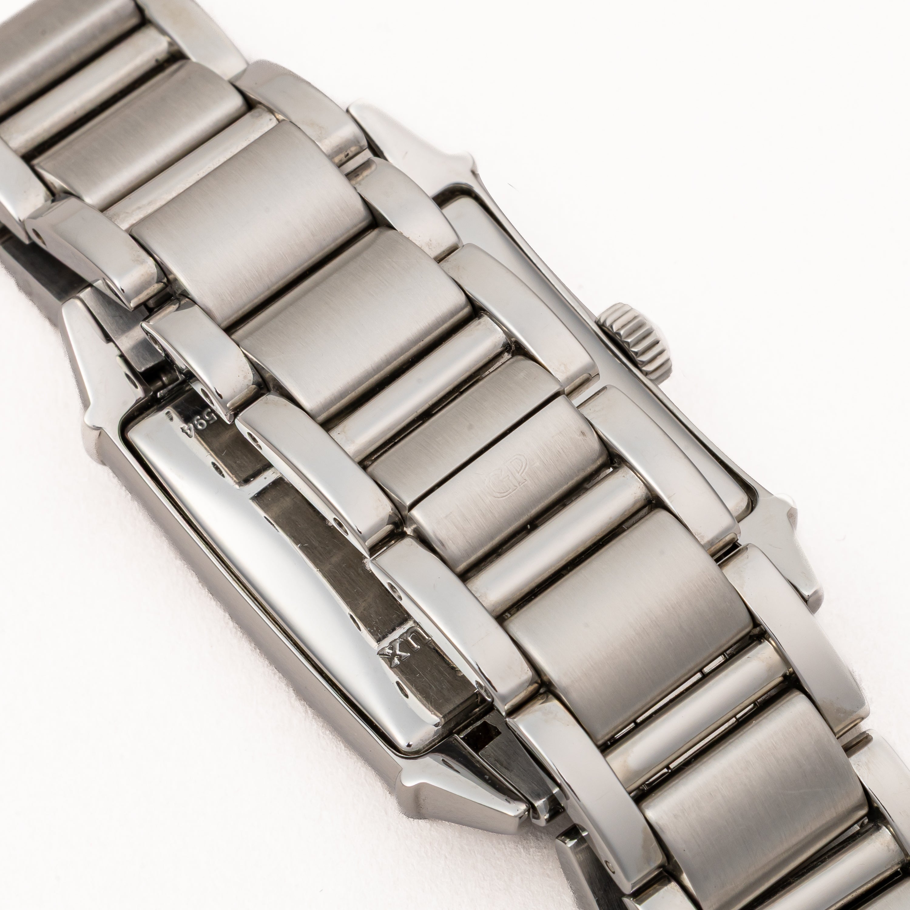 ジラール・ペルゴ ヴィンテージ1945 角型自動巻き 1990年代製 純正ステンレスブレス 箱付き