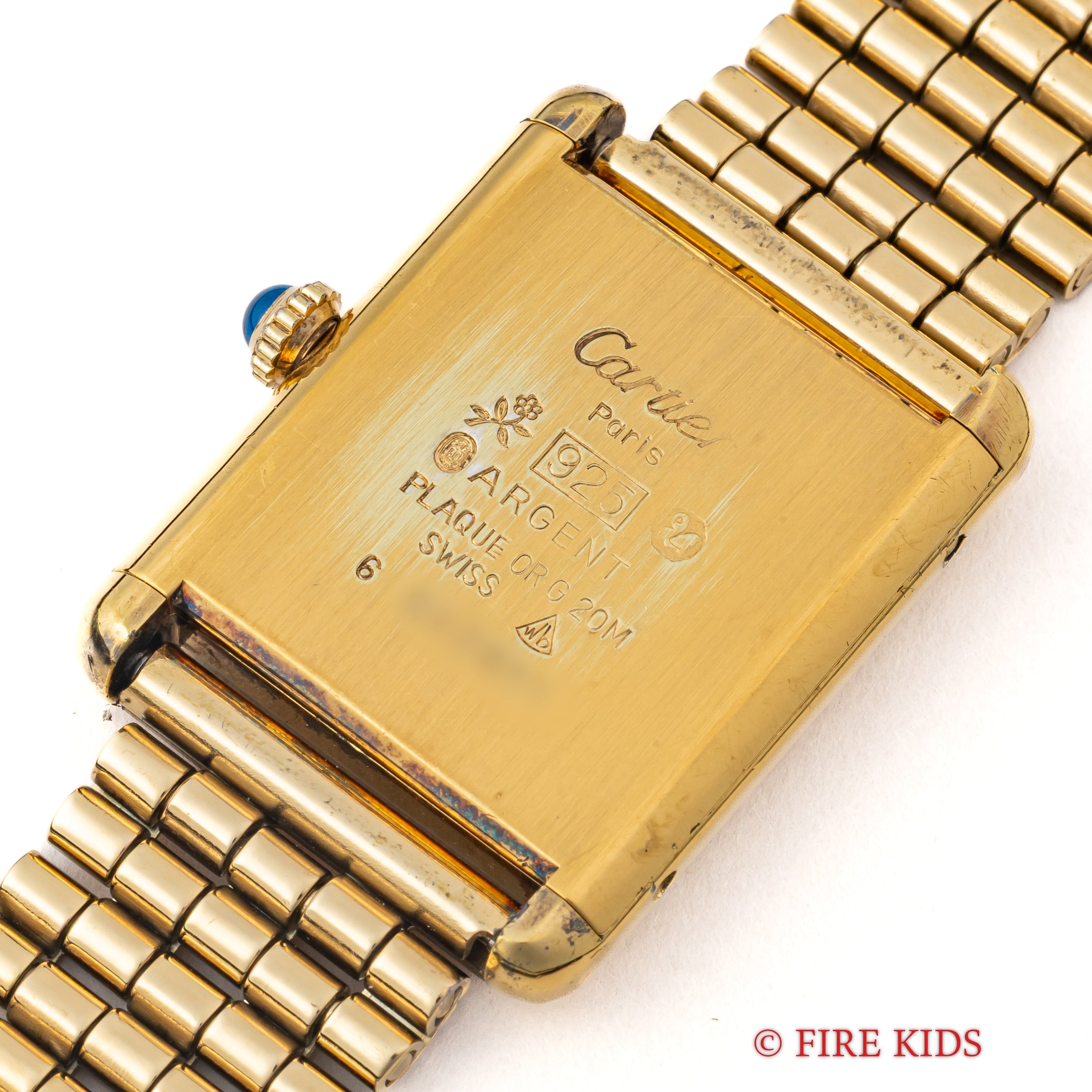 カルティエ マストタンク LMサイズ アイボリーローマン 手巻き 1980年代製 ギャランティー、冊子、ポーチ付き