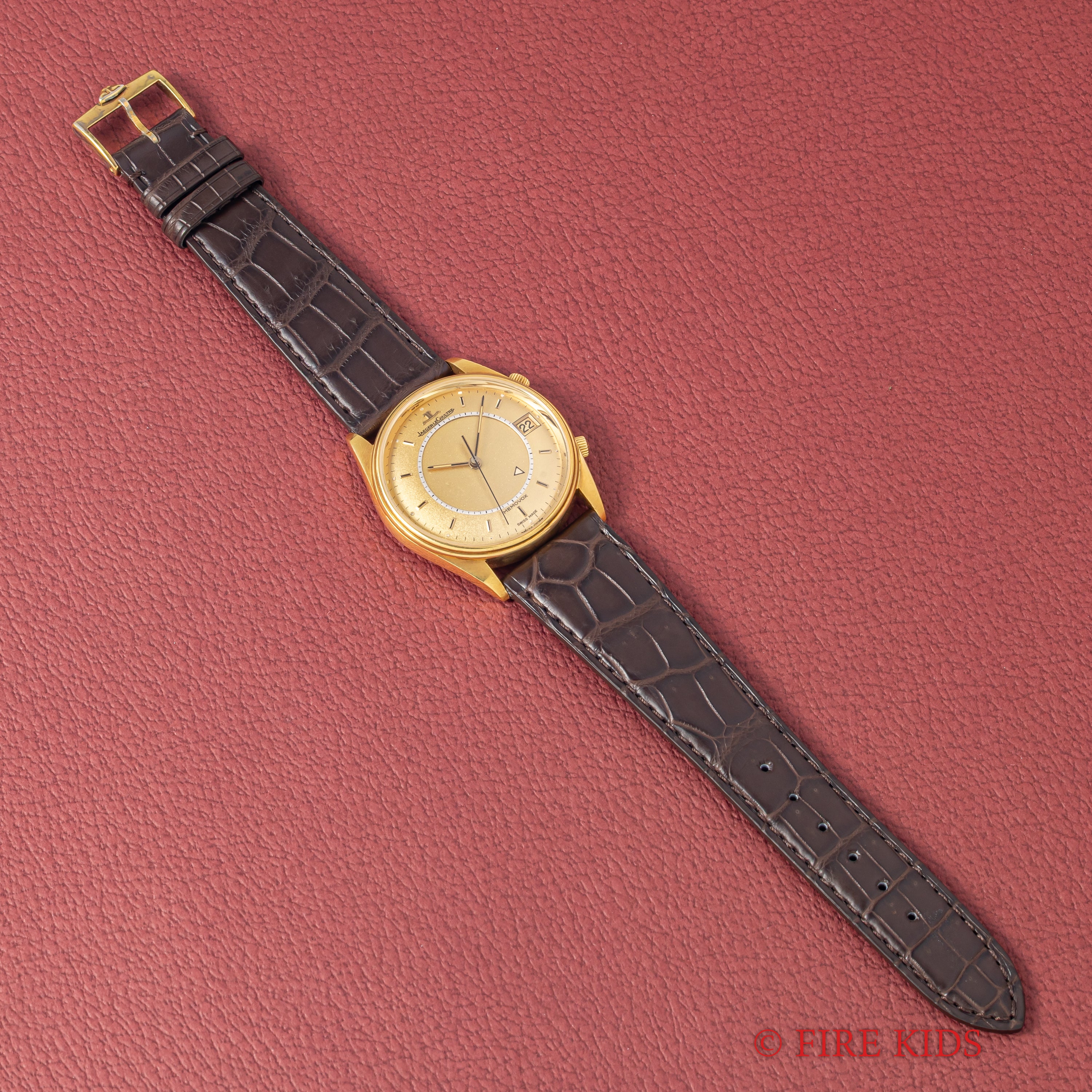 ジャガー・ルクルト 1983年製 メモボックス 150周年記念モデル 18金無垢イエローゴールド 手巻き Ref.141012 1 Cal.K911