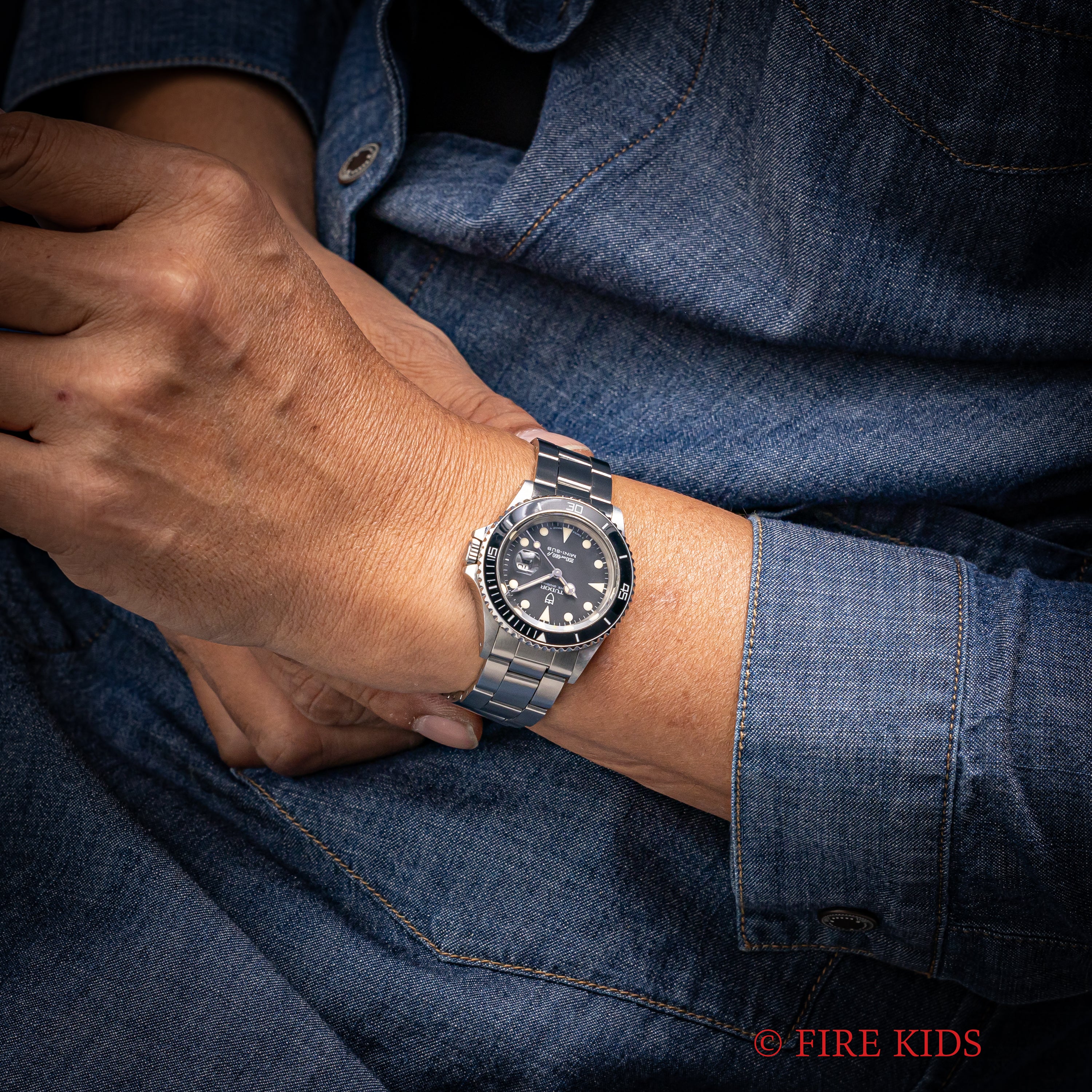 チューダー ミニサブ 1992年製 Ref.73090 ブラックダイヤル 箱、サービスギャラ付き