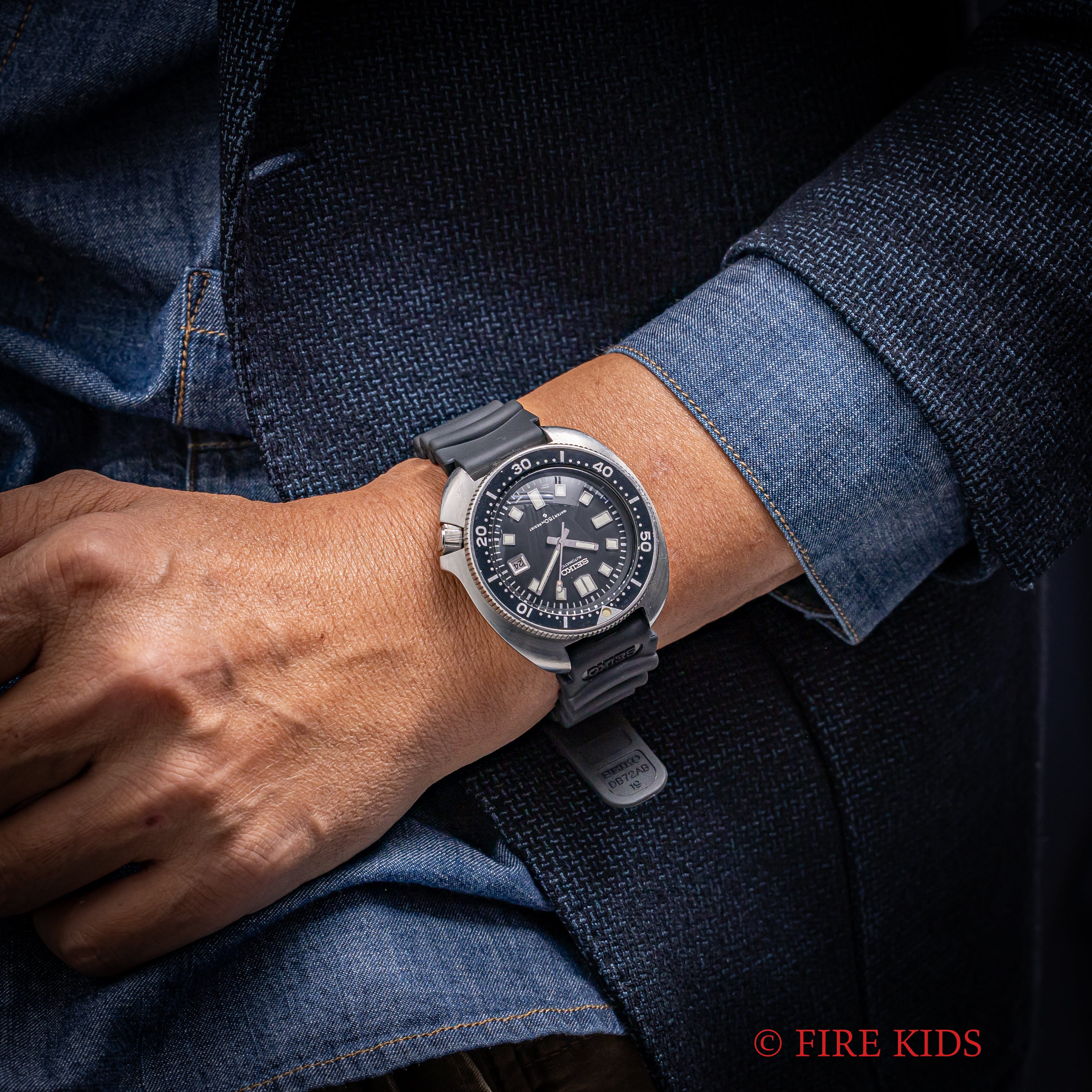 セイコー 150mダイバー 2nd後期 植村ダイバー 1975年製 自動巻き Ref.6105-8110