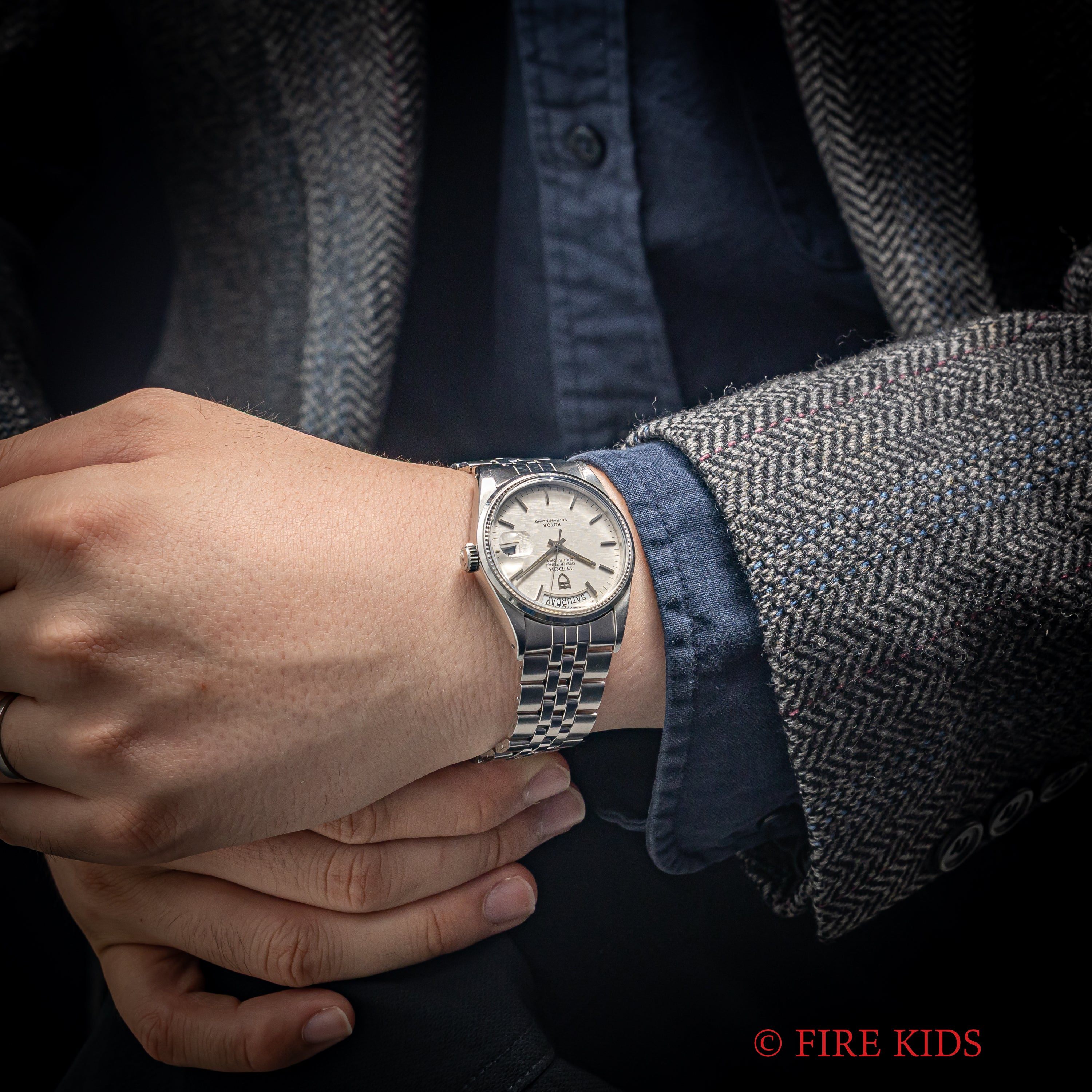 チューダー オイスタープリンス デイトデイ 1980年製(昭和55年製) Ref.94710 シルバーリネンダイヤル