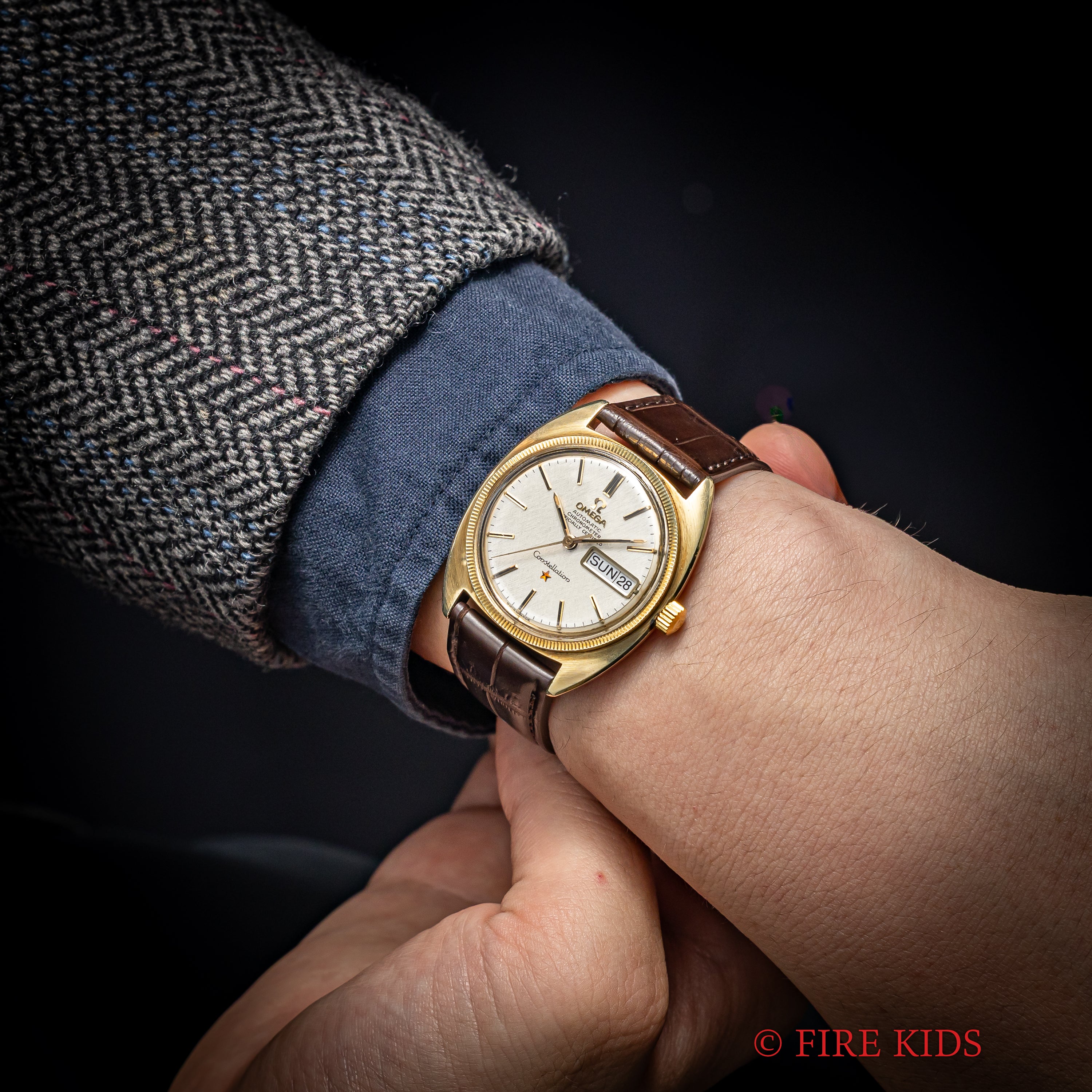 オメガ コンステレーション ジェンタデザイン 前期型 1970年製/昭和45年製 トップゴールド Ref.168.029