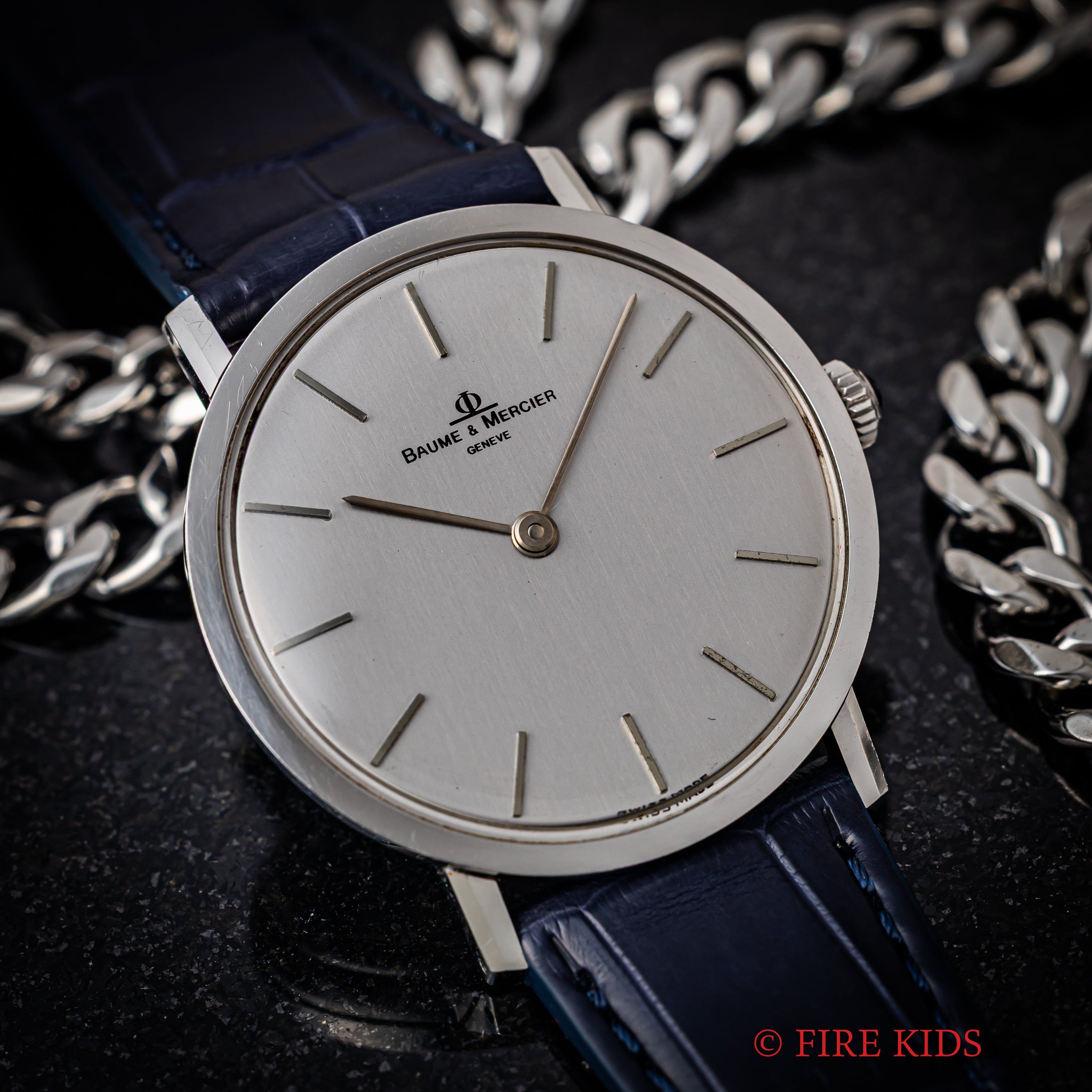 ボーム&メルシエ シルバーダイヤル 1970年代製 手巻き Cal.BM17001