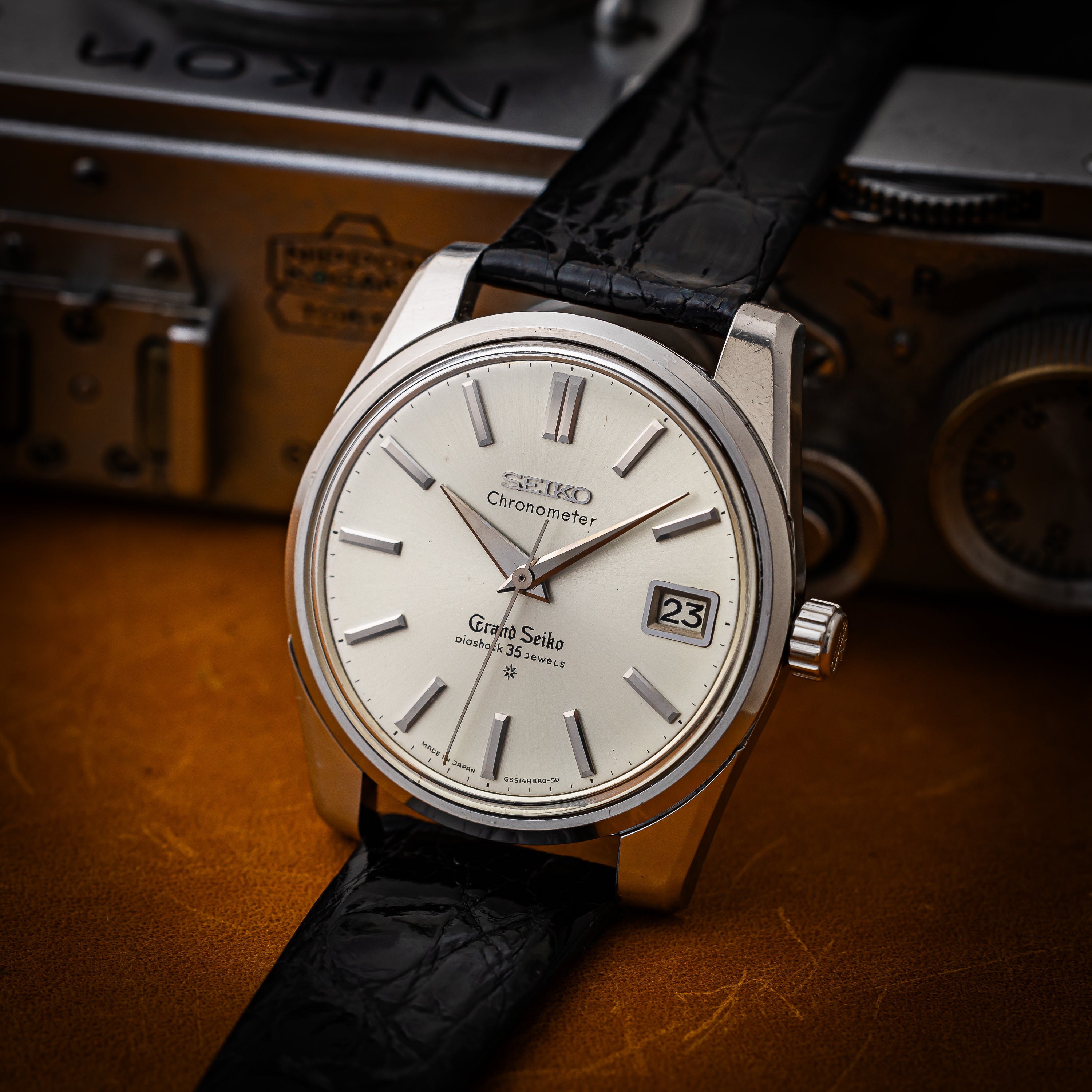グランドセイコー セルフデーター 1963年製 Ref.43999 GS2nd最初期型 獅子メダル SDダイヤル