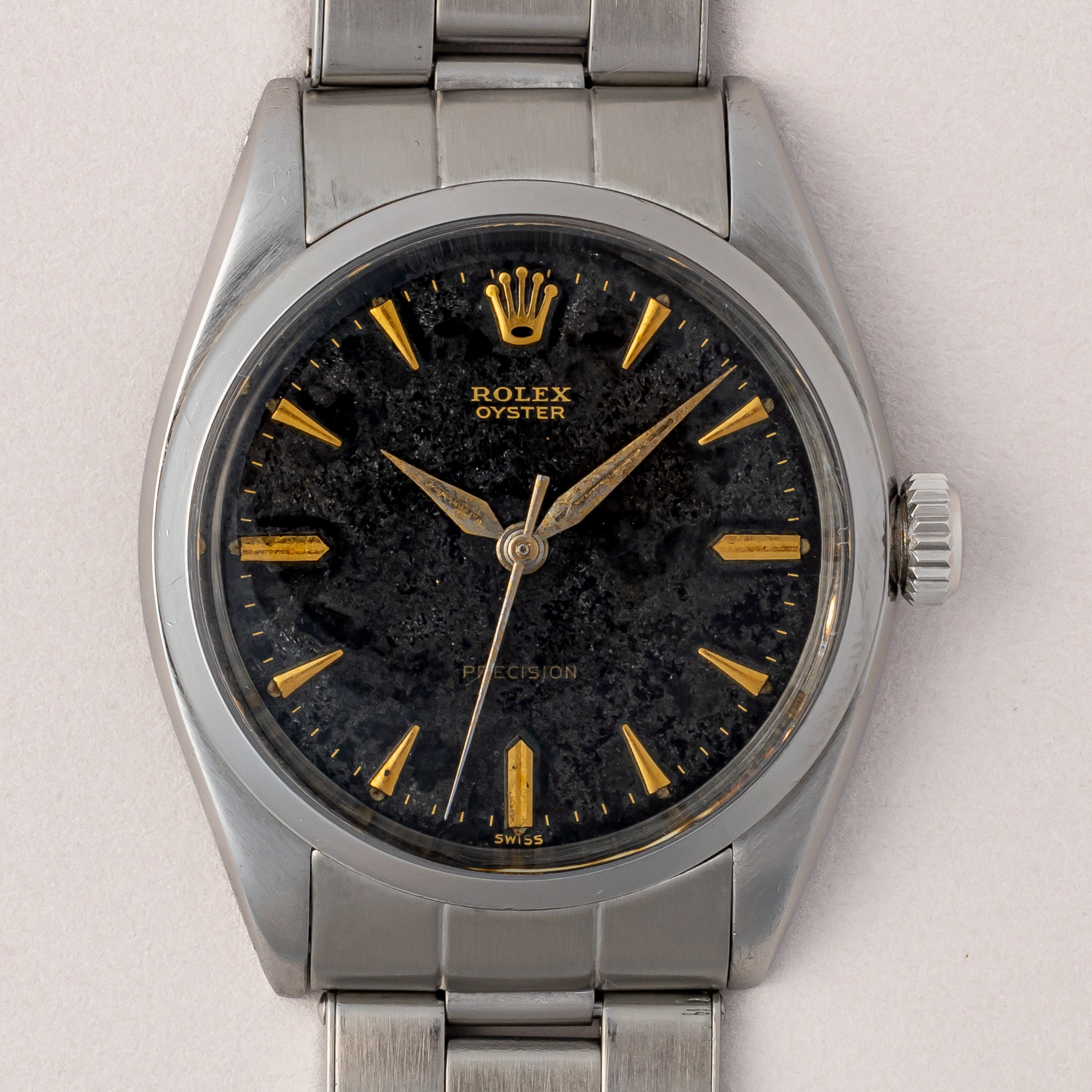 ロレックス オイスター 1958年製 Ref.6422 ブラックダイヤル