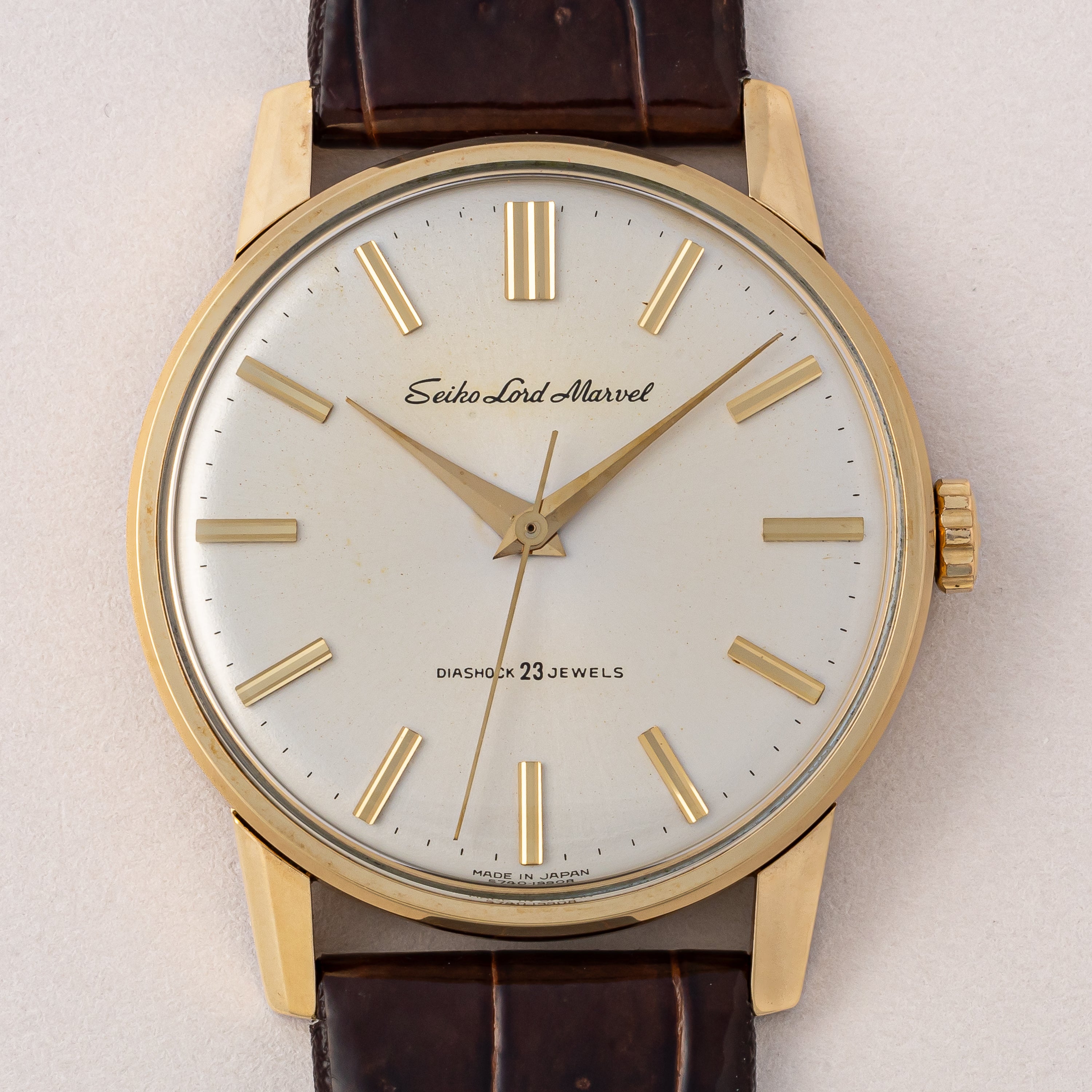 セイコー ロードマーベル 1965年製 Ref.5740‐1990 AGF 手巻き 純正尾錠付き