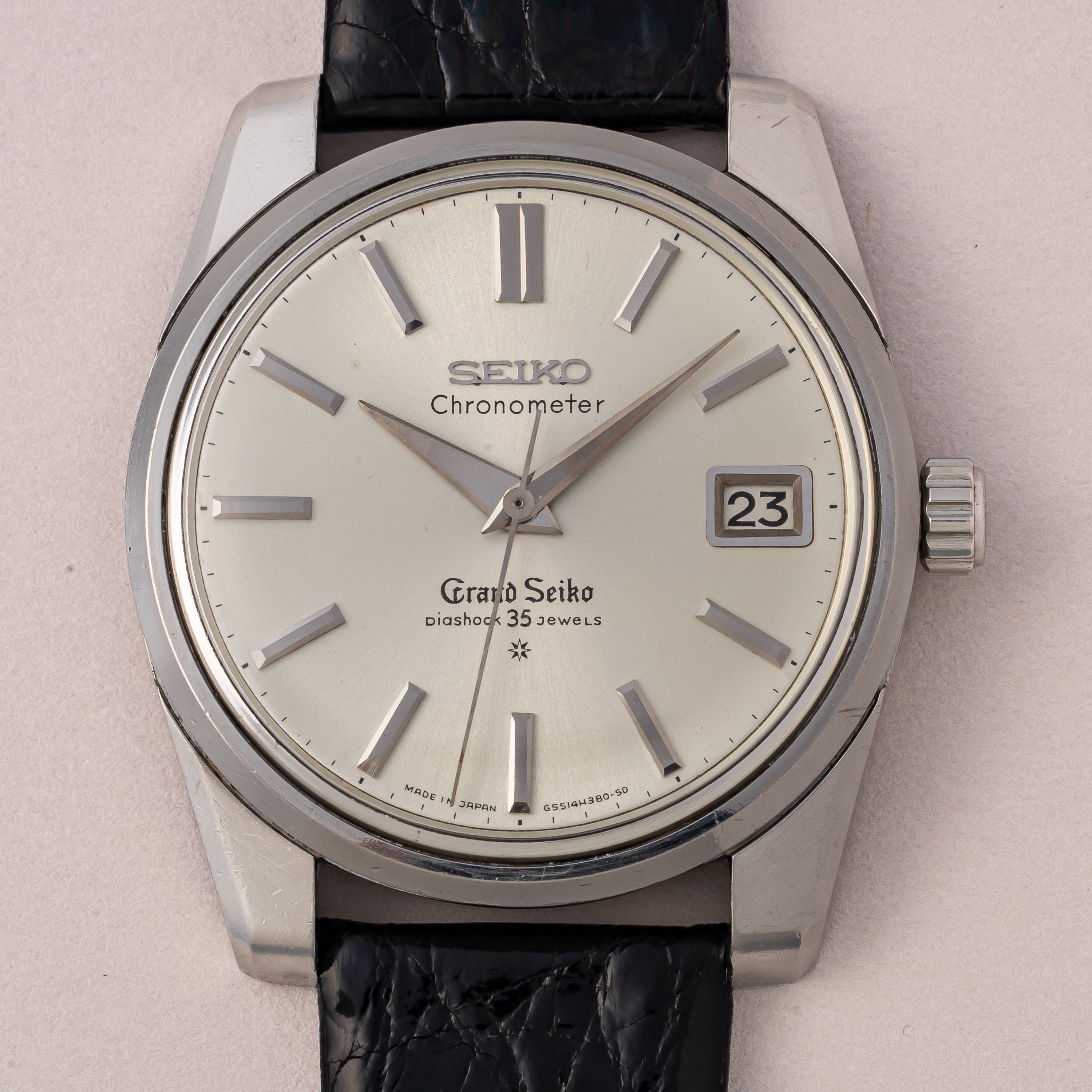 グランドセイコー セルフデーター 1963年製 Ref.43999 GS2nd最初期型 獅子メダル SDダイヤル
